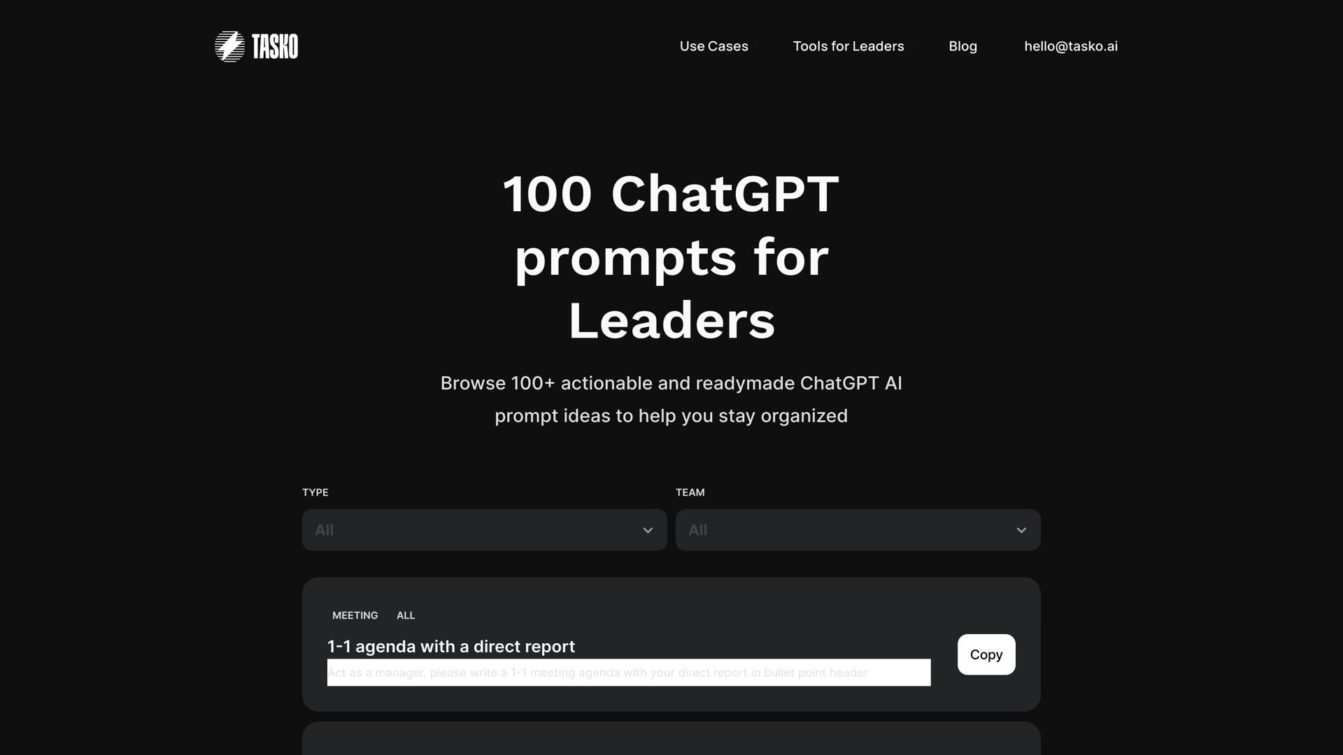 100 ChatGPT Prompts for Leaders