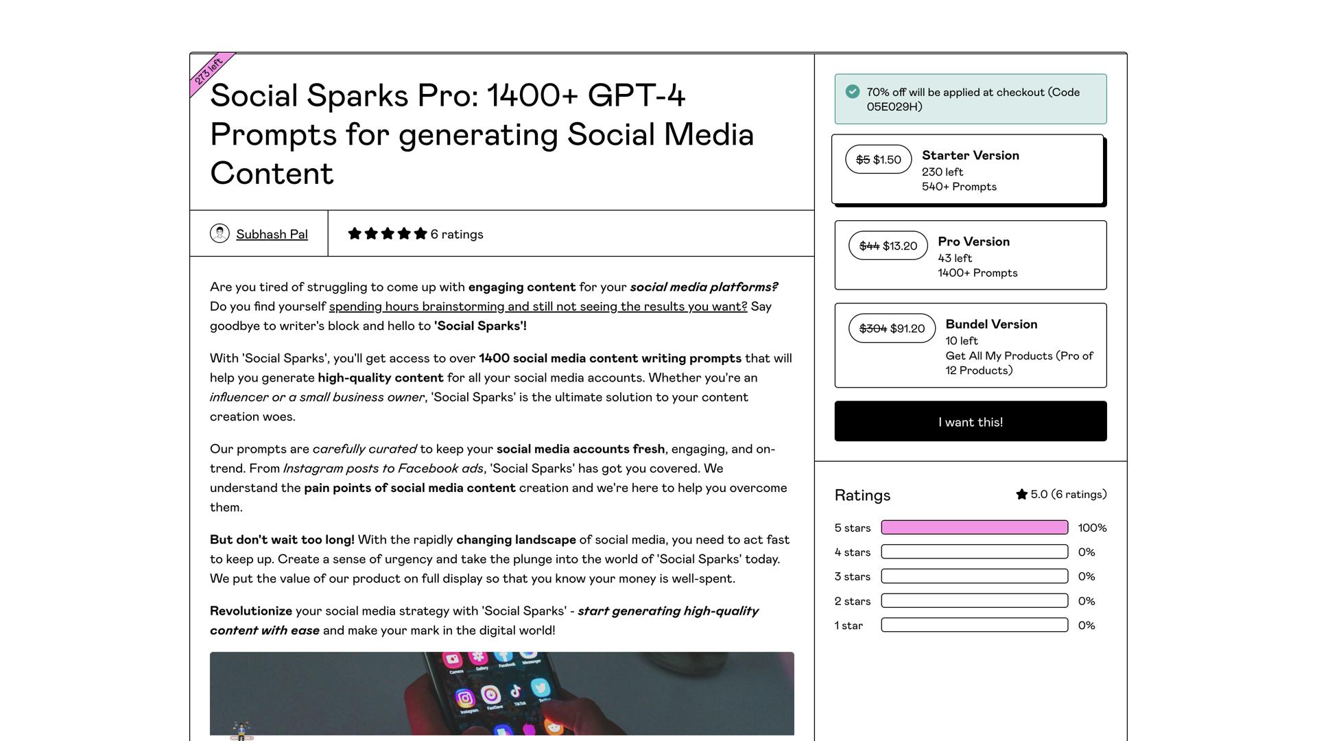 1400+ GPT-4 Prompts for Social Media
