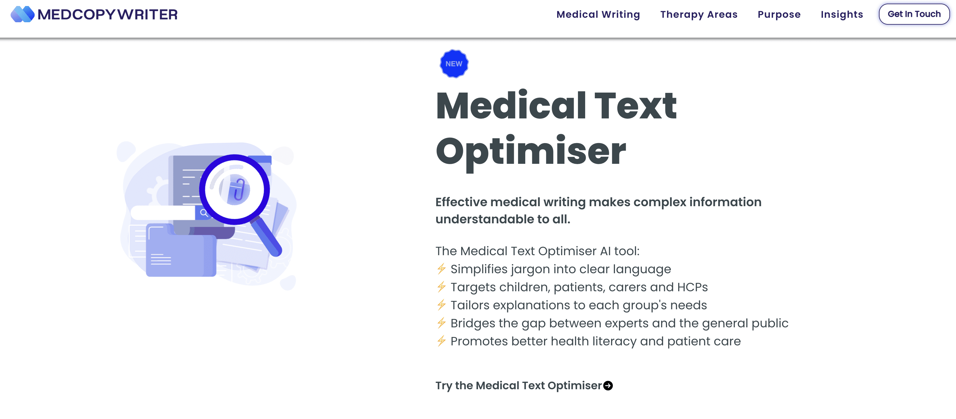 Medical Text Optimiser