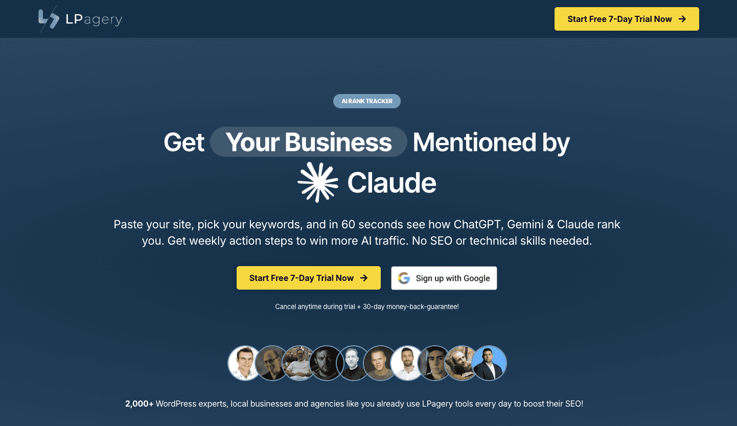 LPagery AI Rank Tracker