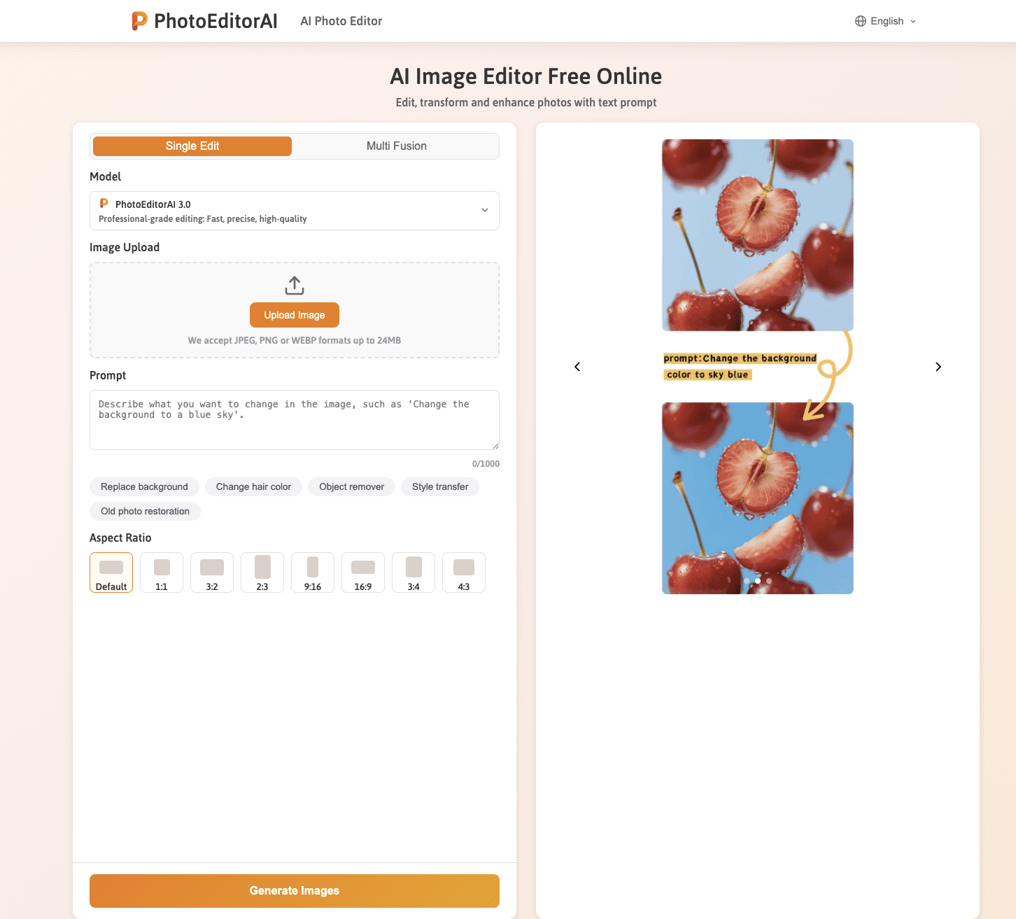 Free AI Photo Editor Online
