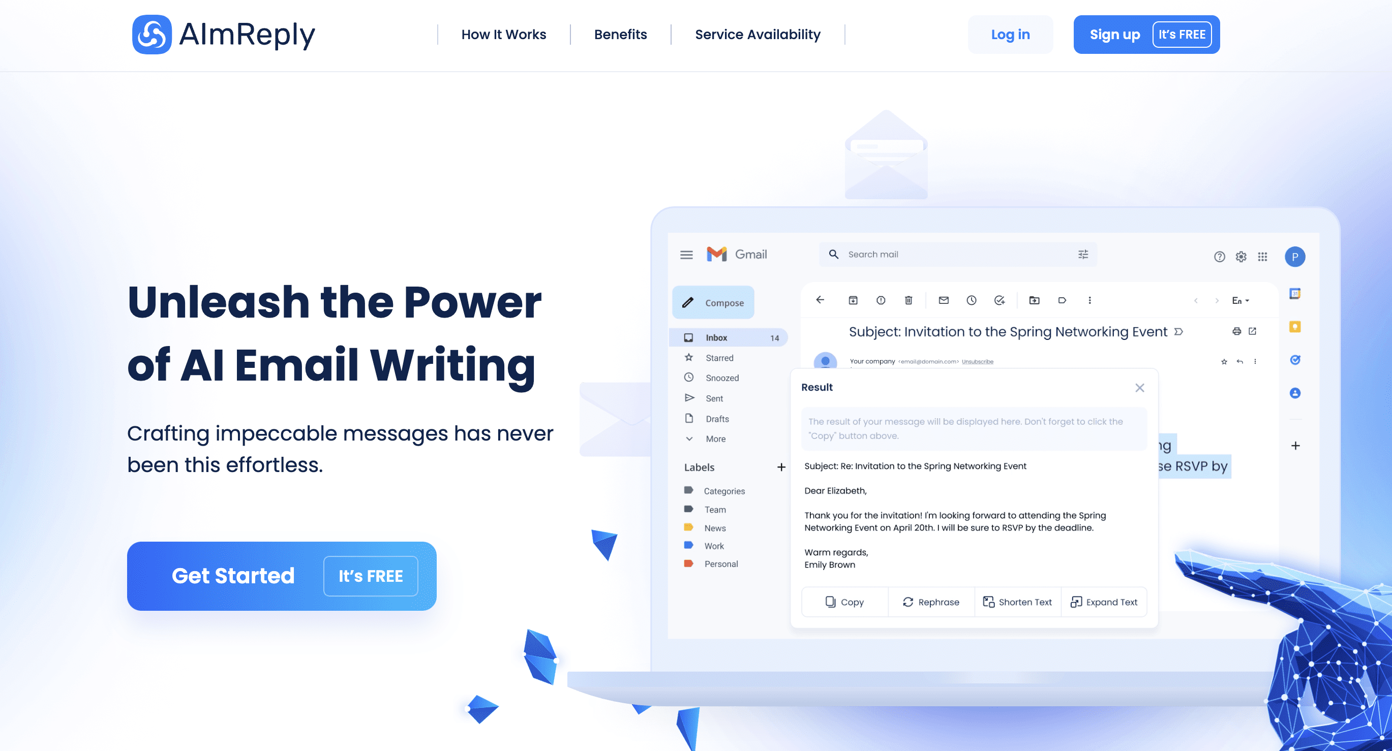 AImReply – Online AI Email Writer and Assistant