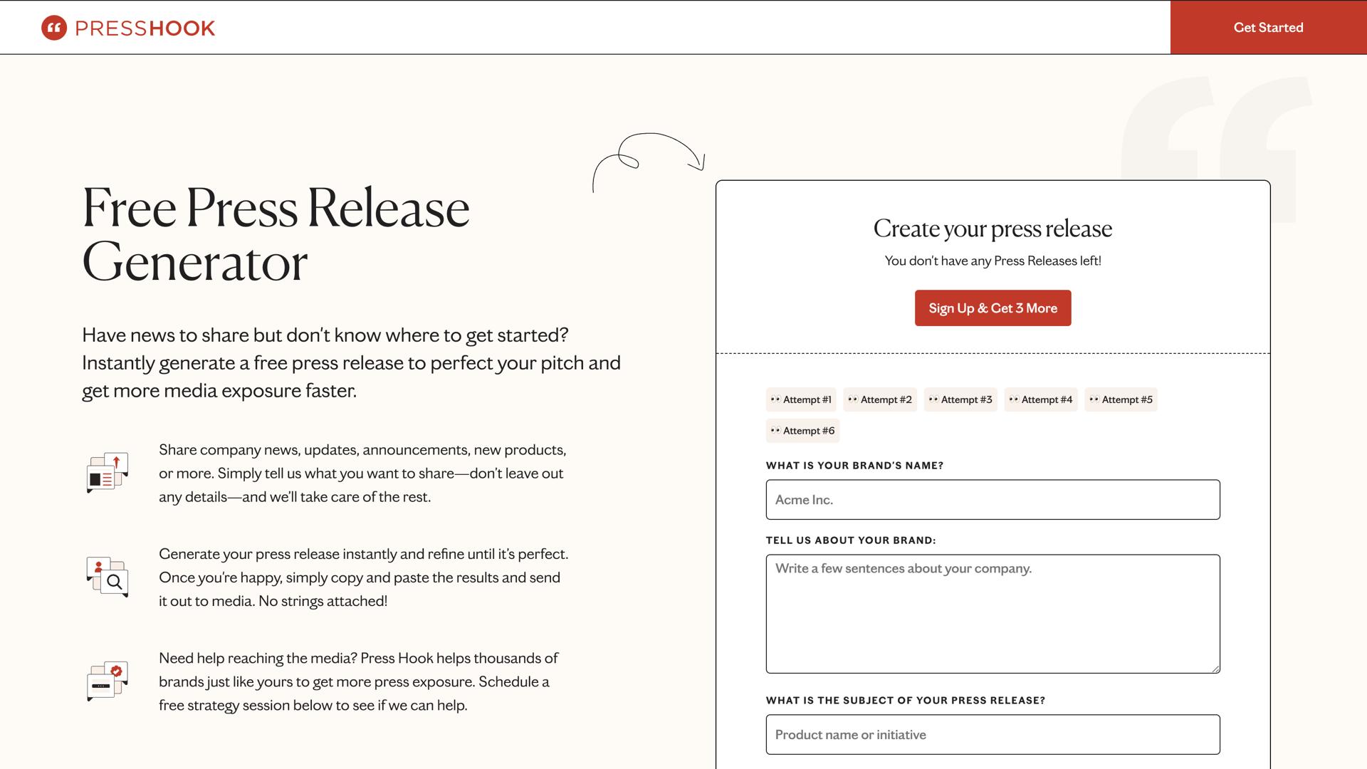 AI Press Release Generator