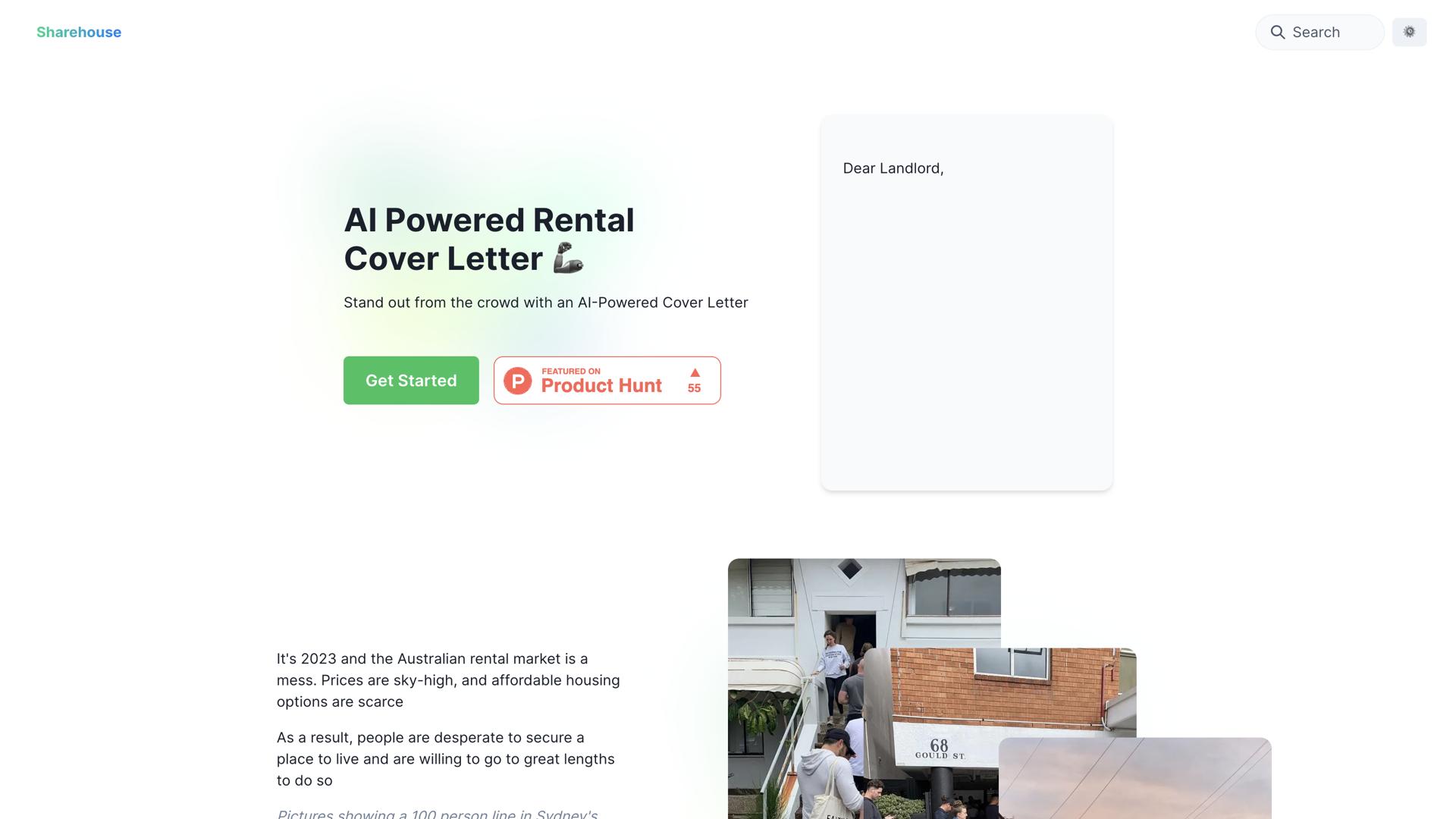 AI Rental Cover Letter