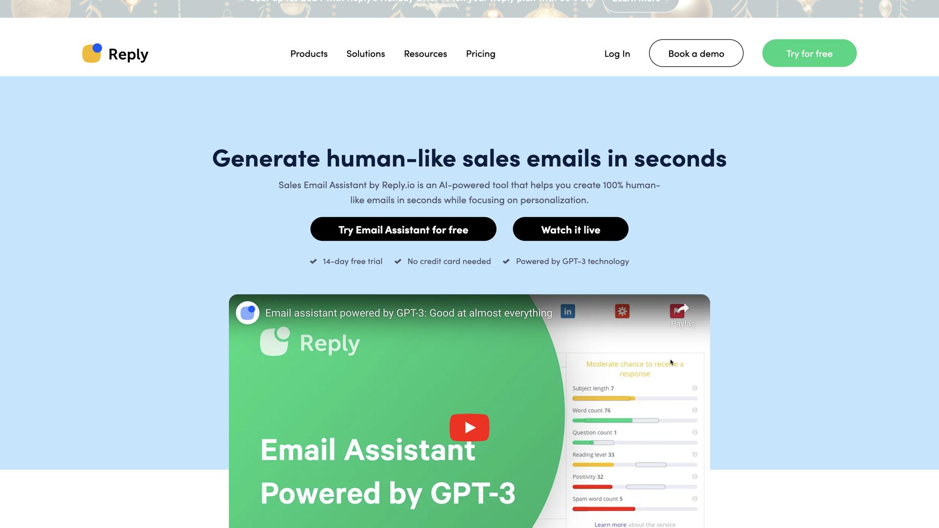 AI Sales Email Assistant by Reply