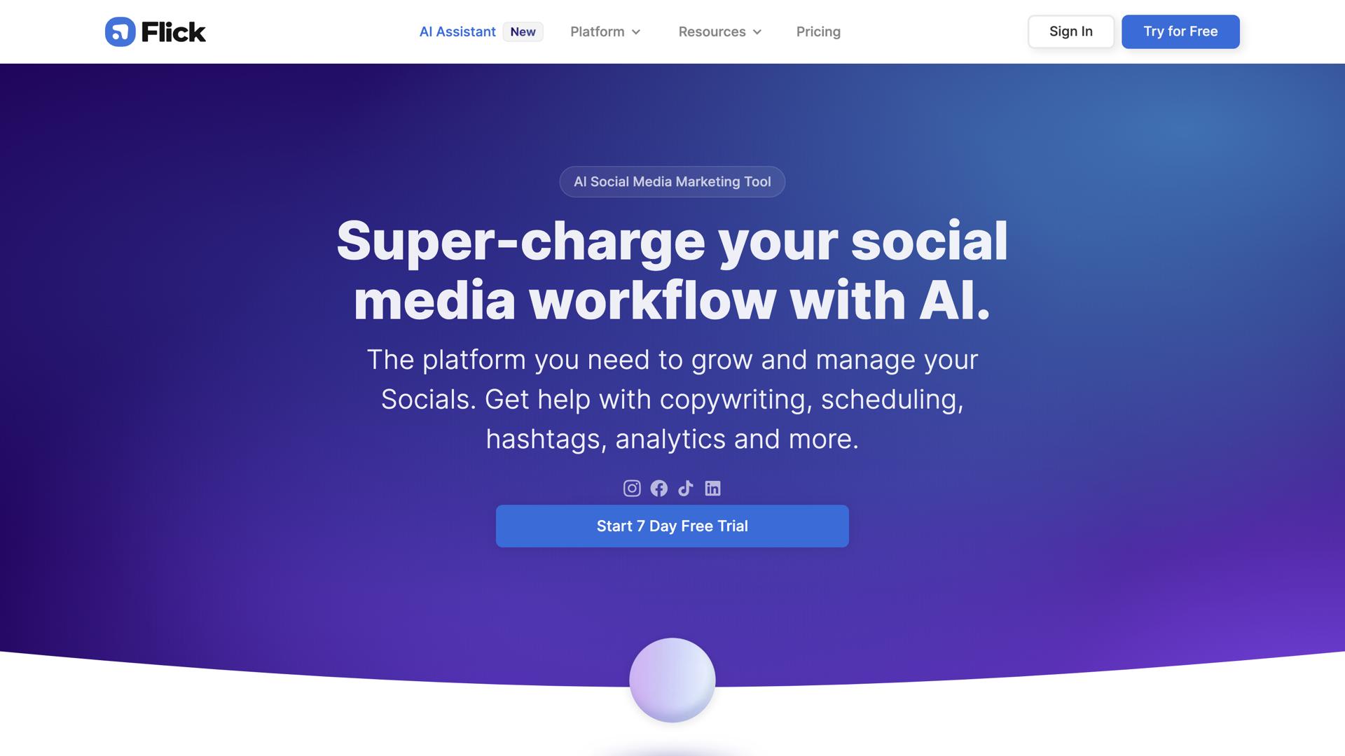 AI Social Marketing Assistant (Beta)