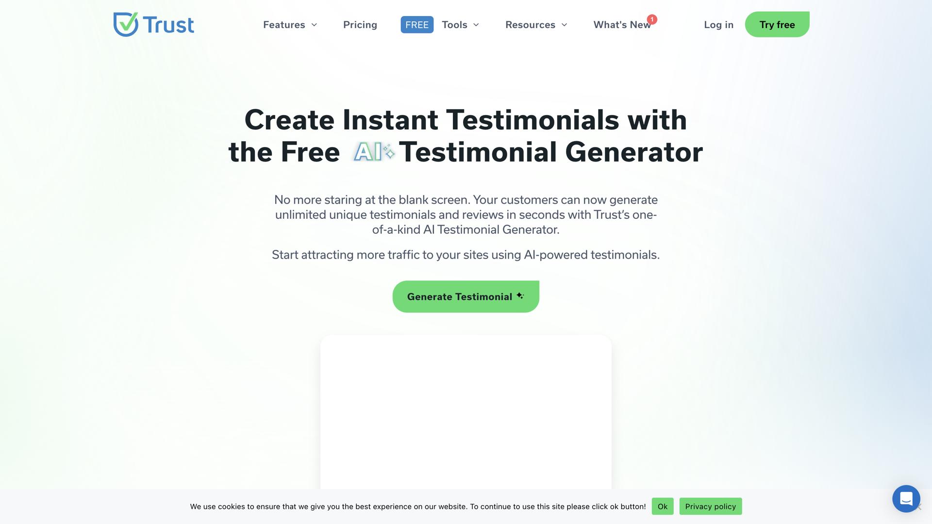 AI Testimonial Generator