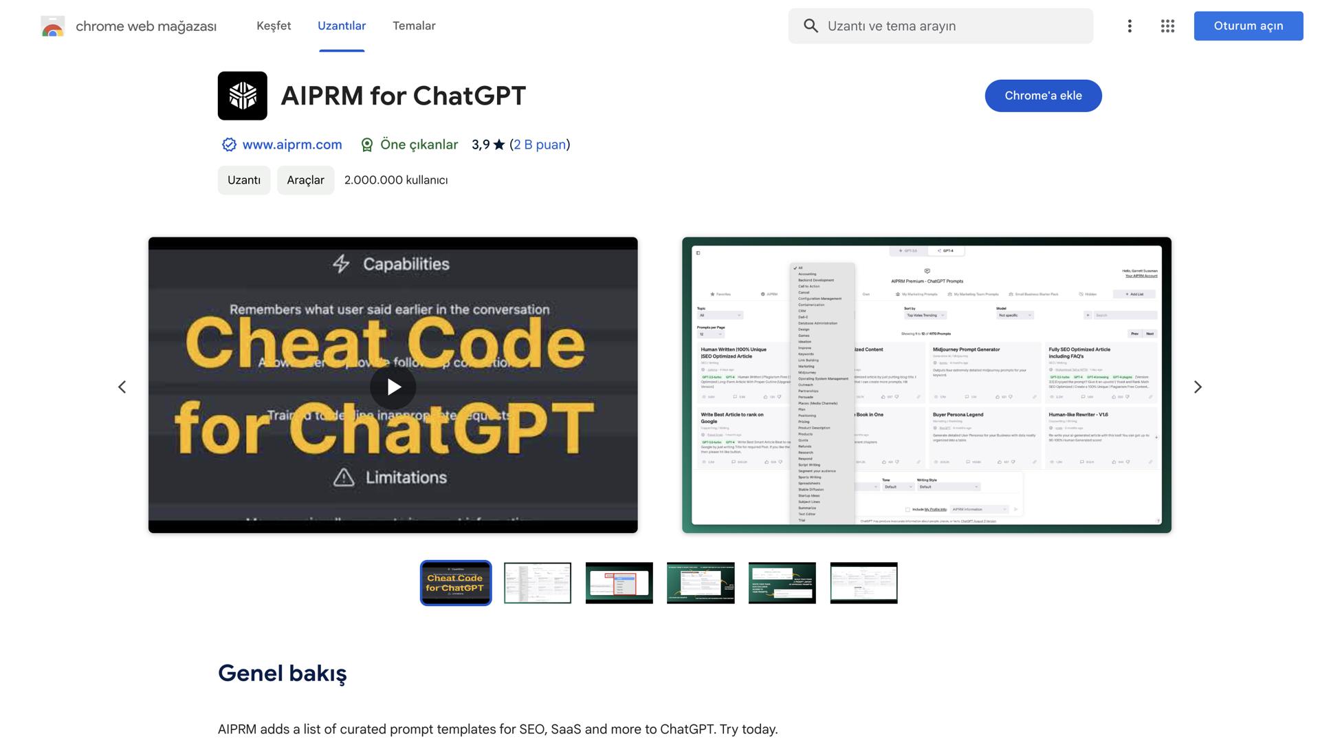 AIPRM for ChatGPT