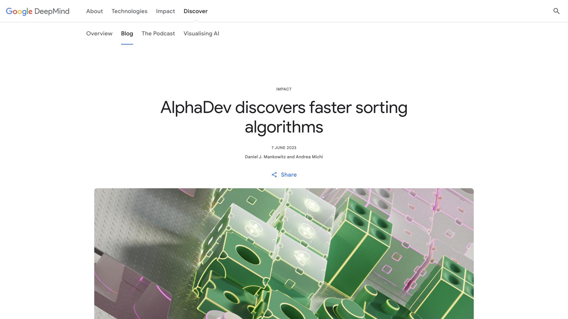 AlphaDev by Google