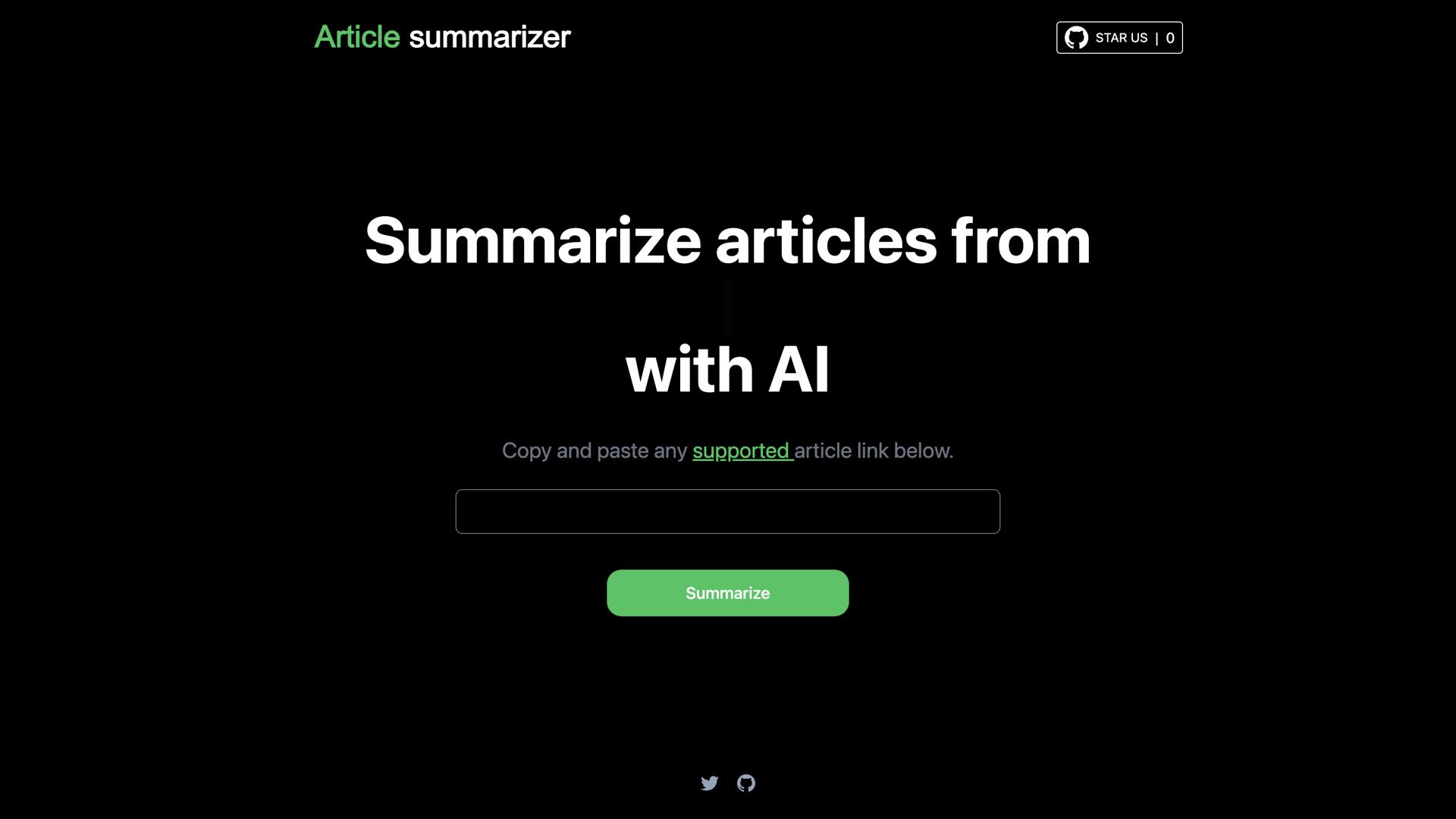 Article Summarizer