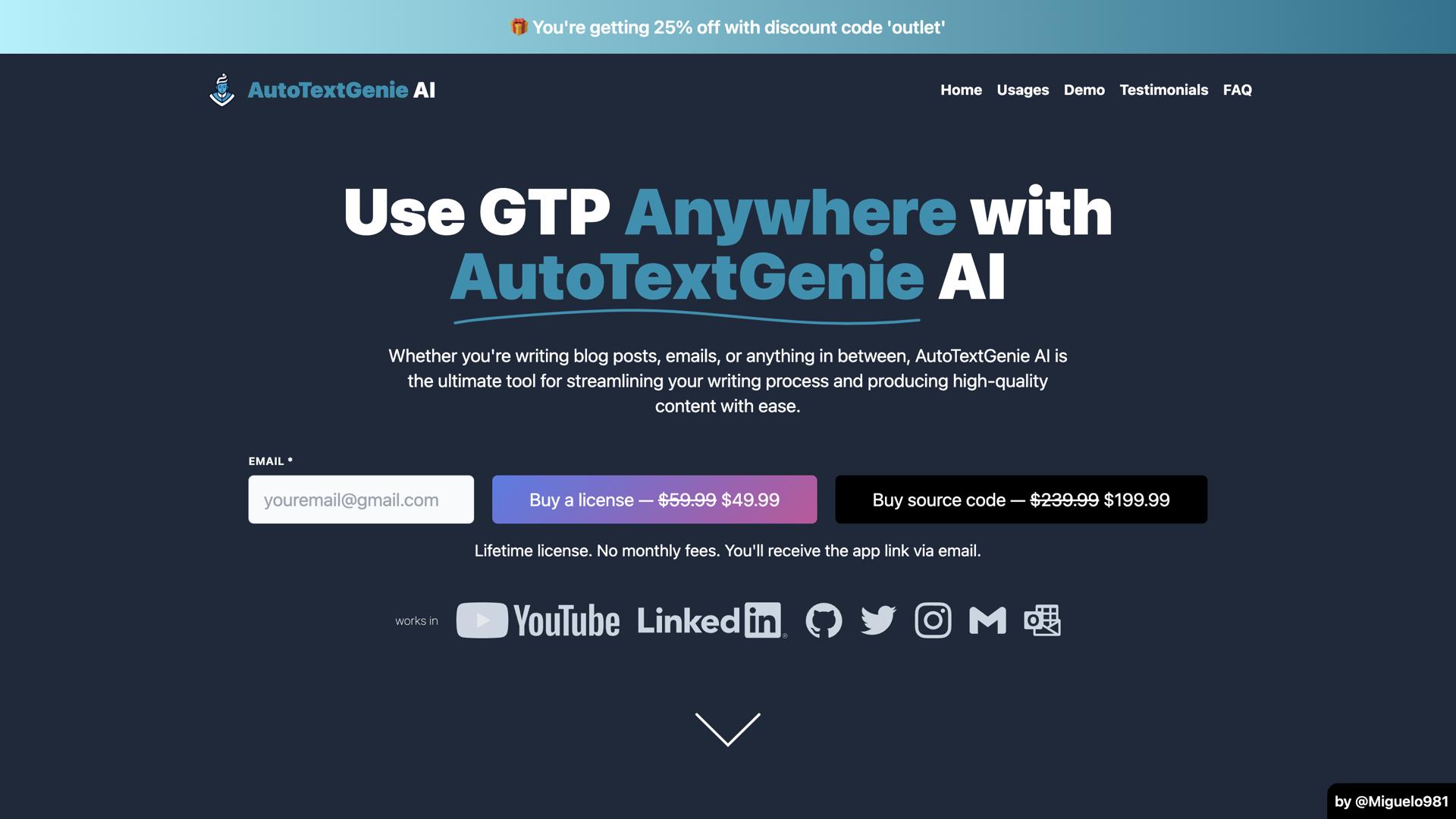 AutoTextGenie AI