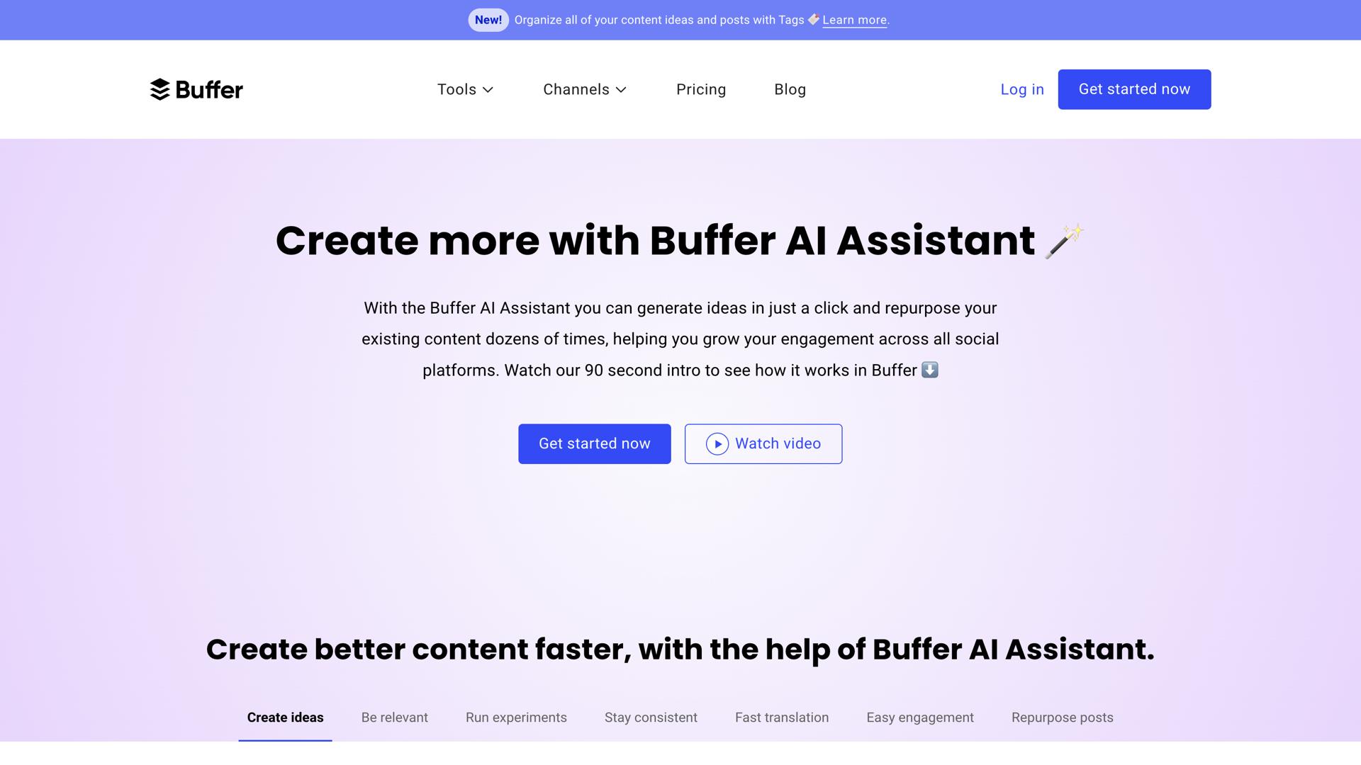 Buffer AI assistant