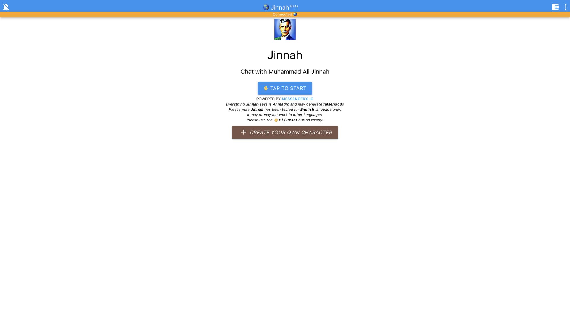 Chat with Jinnah