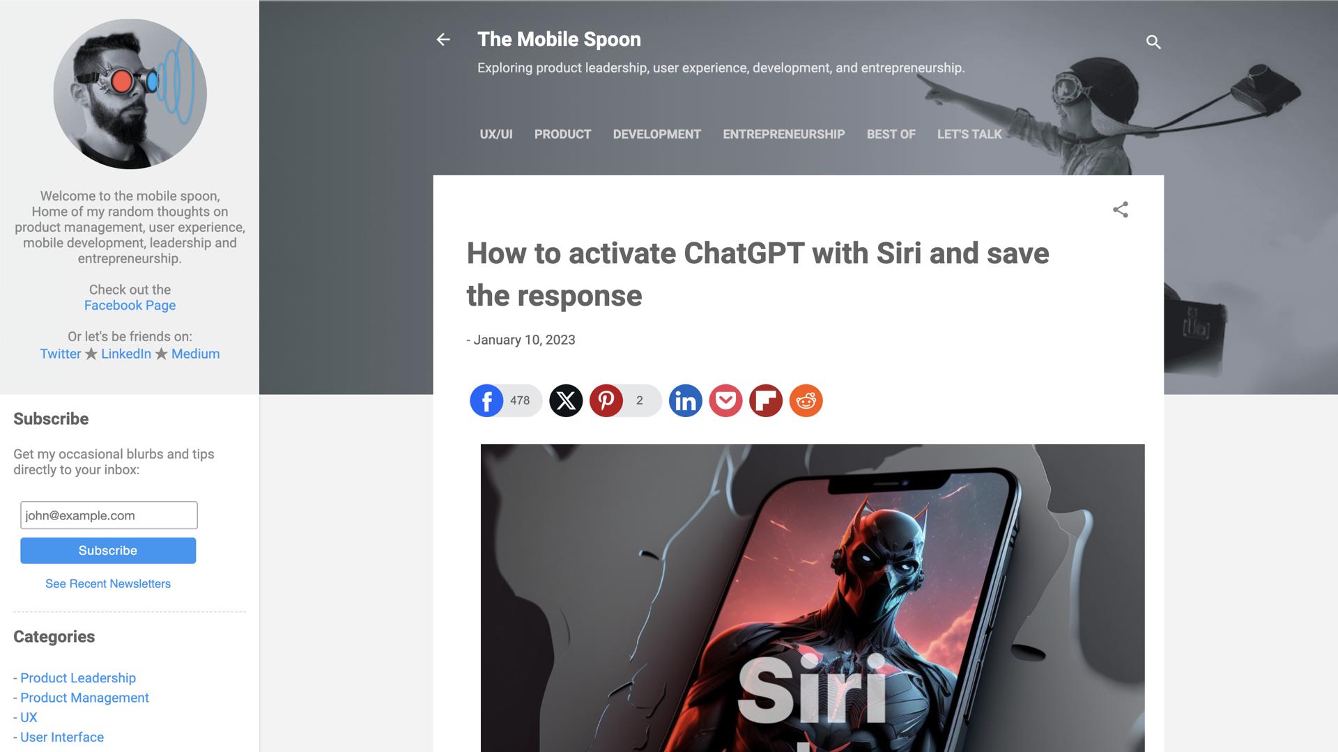 ChatGPT for Siri