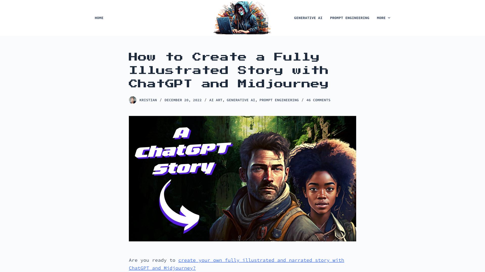 ChatGPT + Midjourney