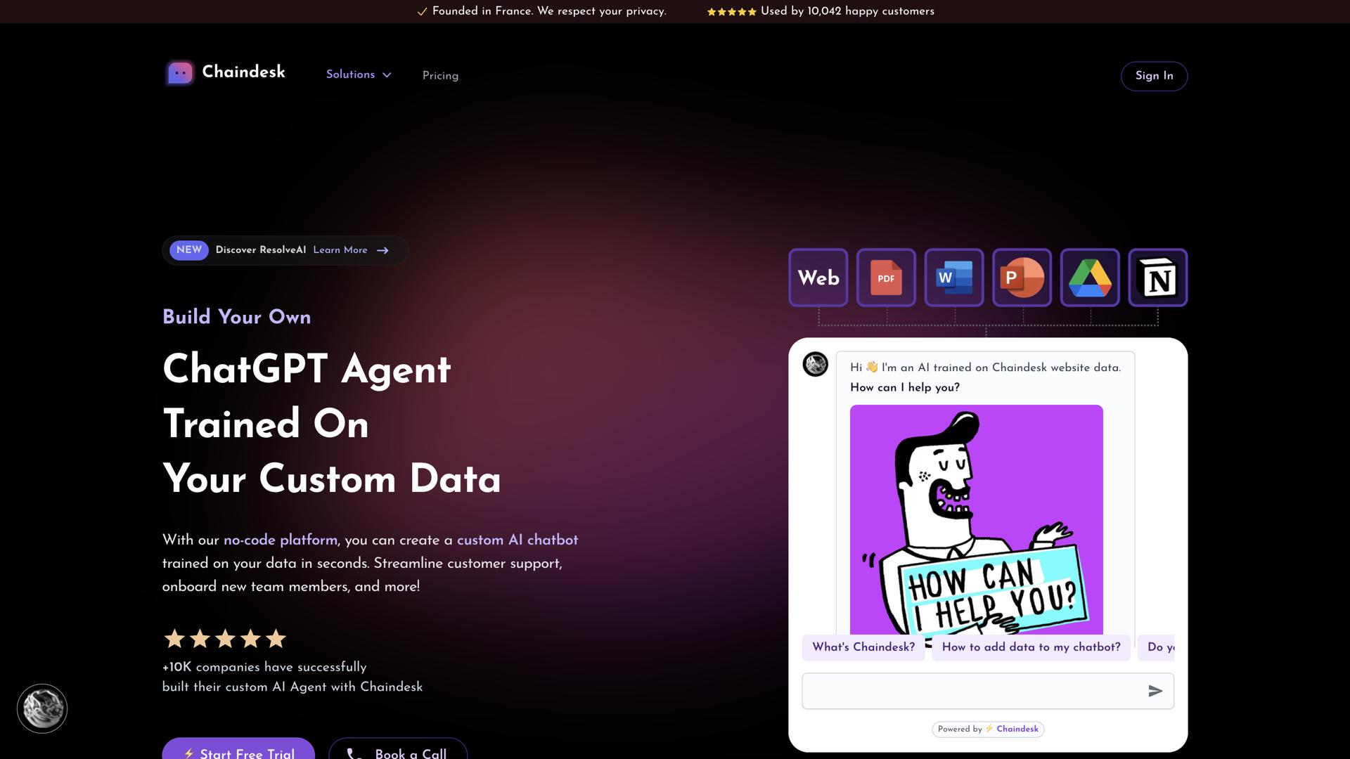 ChatSite By Databerry