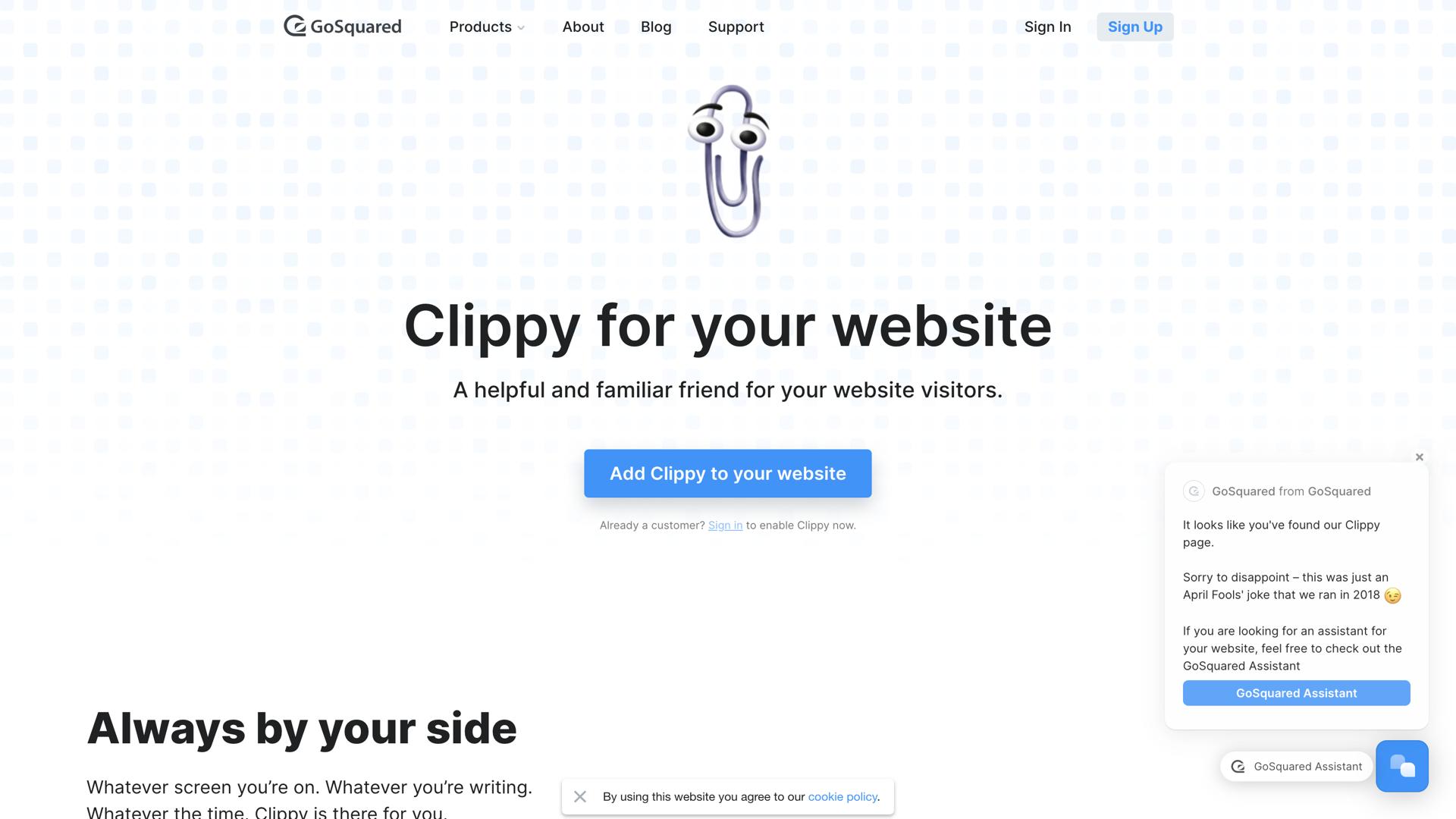 Clippy for your website