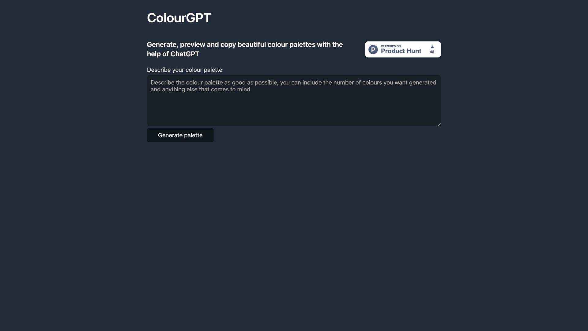 ColourGPT