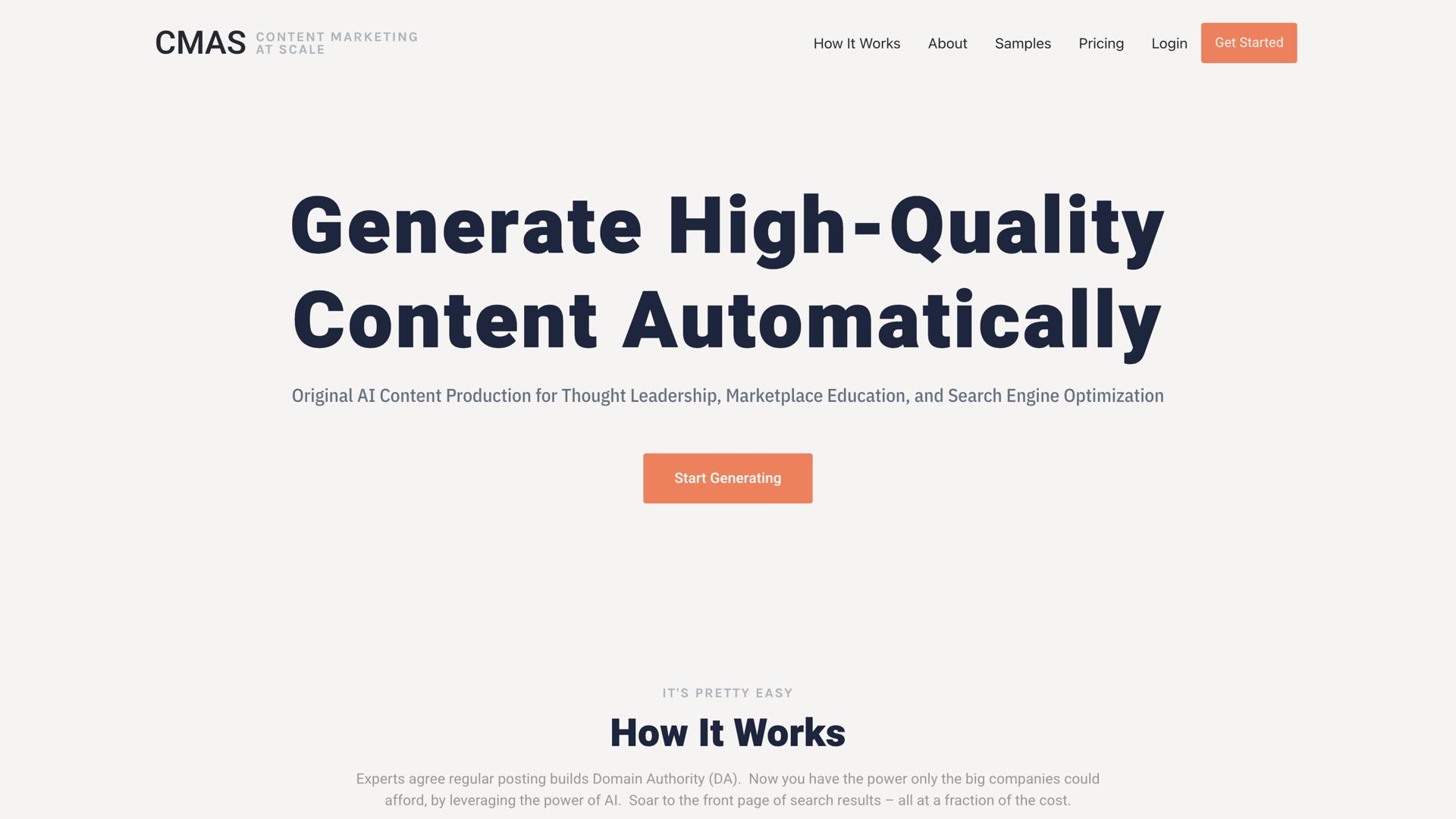 Content Marketing At Scale