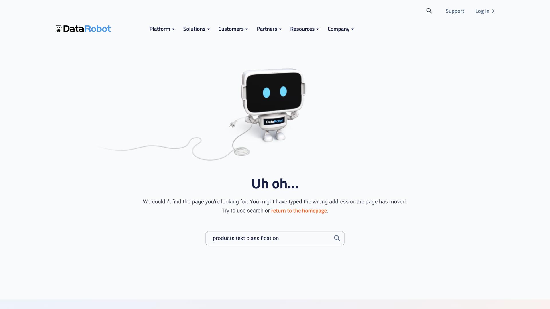DataRobot Text Classification