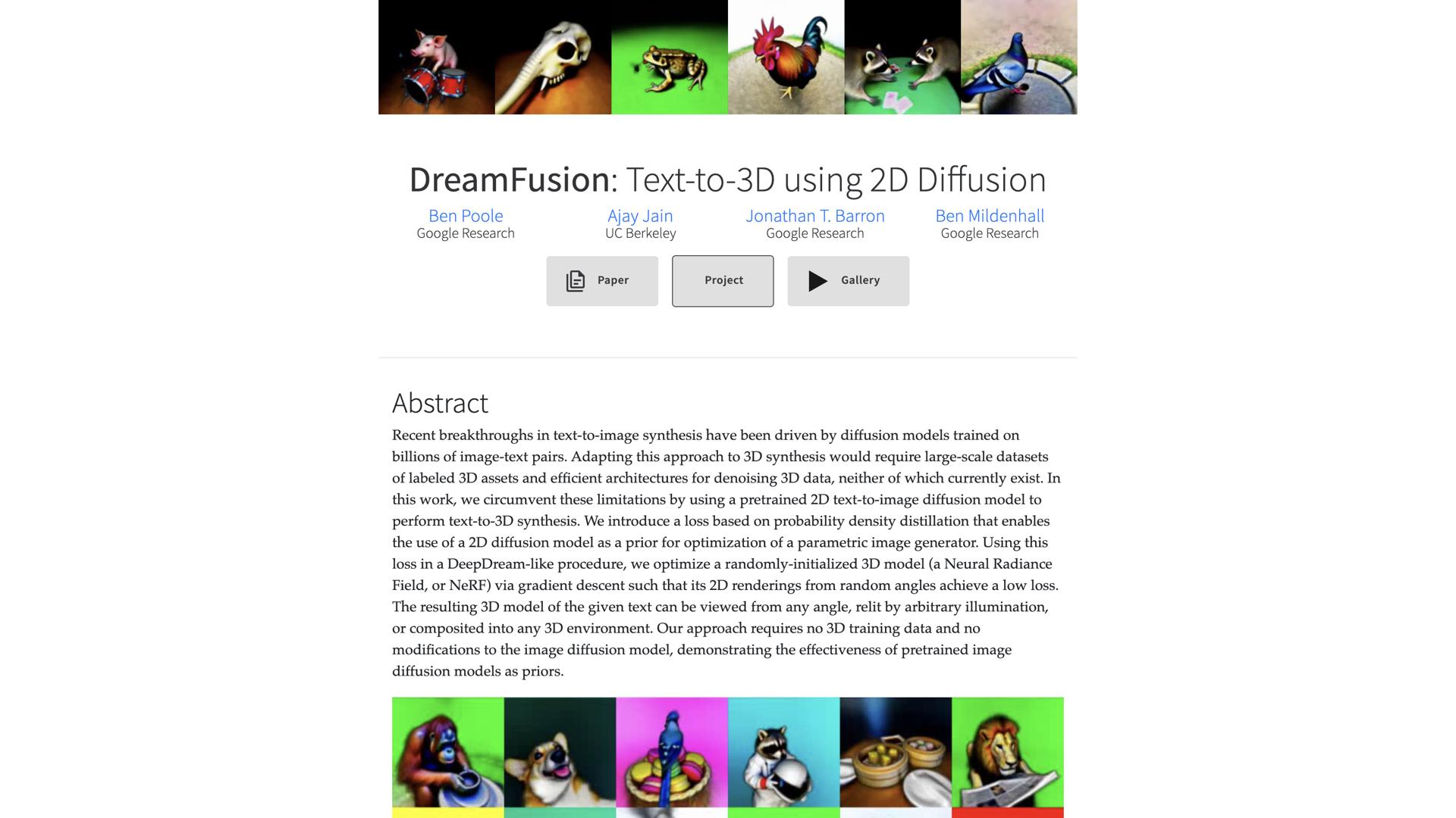 DreamFusion