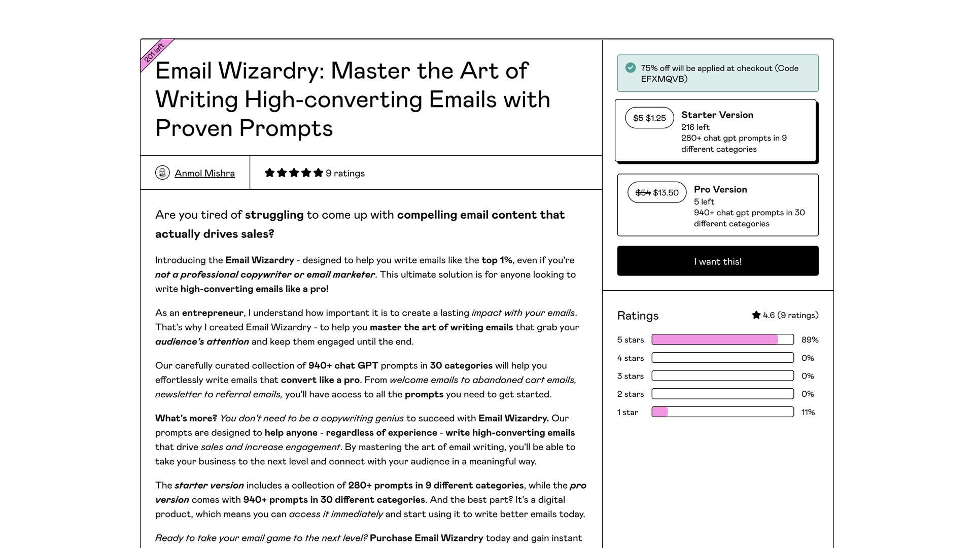 Email Wizardry: Prompts for Conv. Emails
