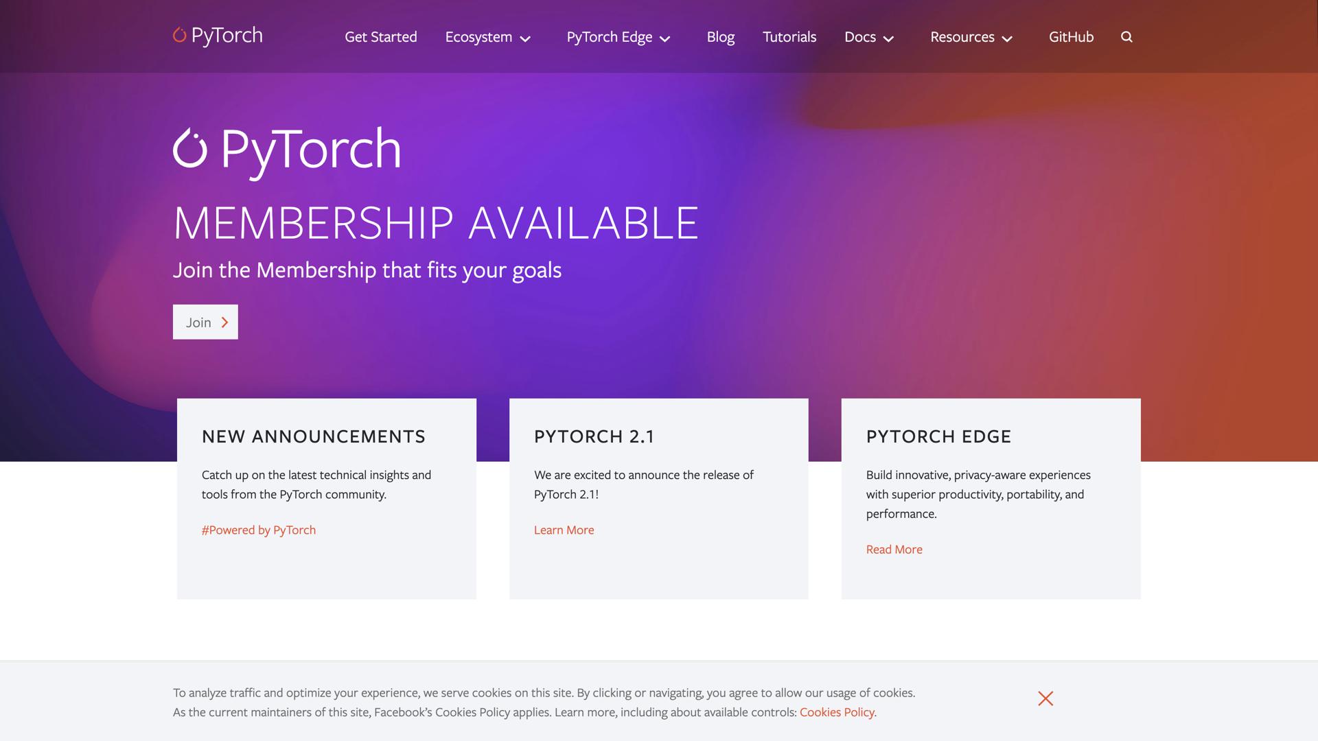 Facebook’s PyTorch
