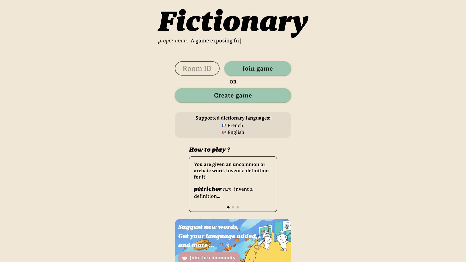 Fictionary