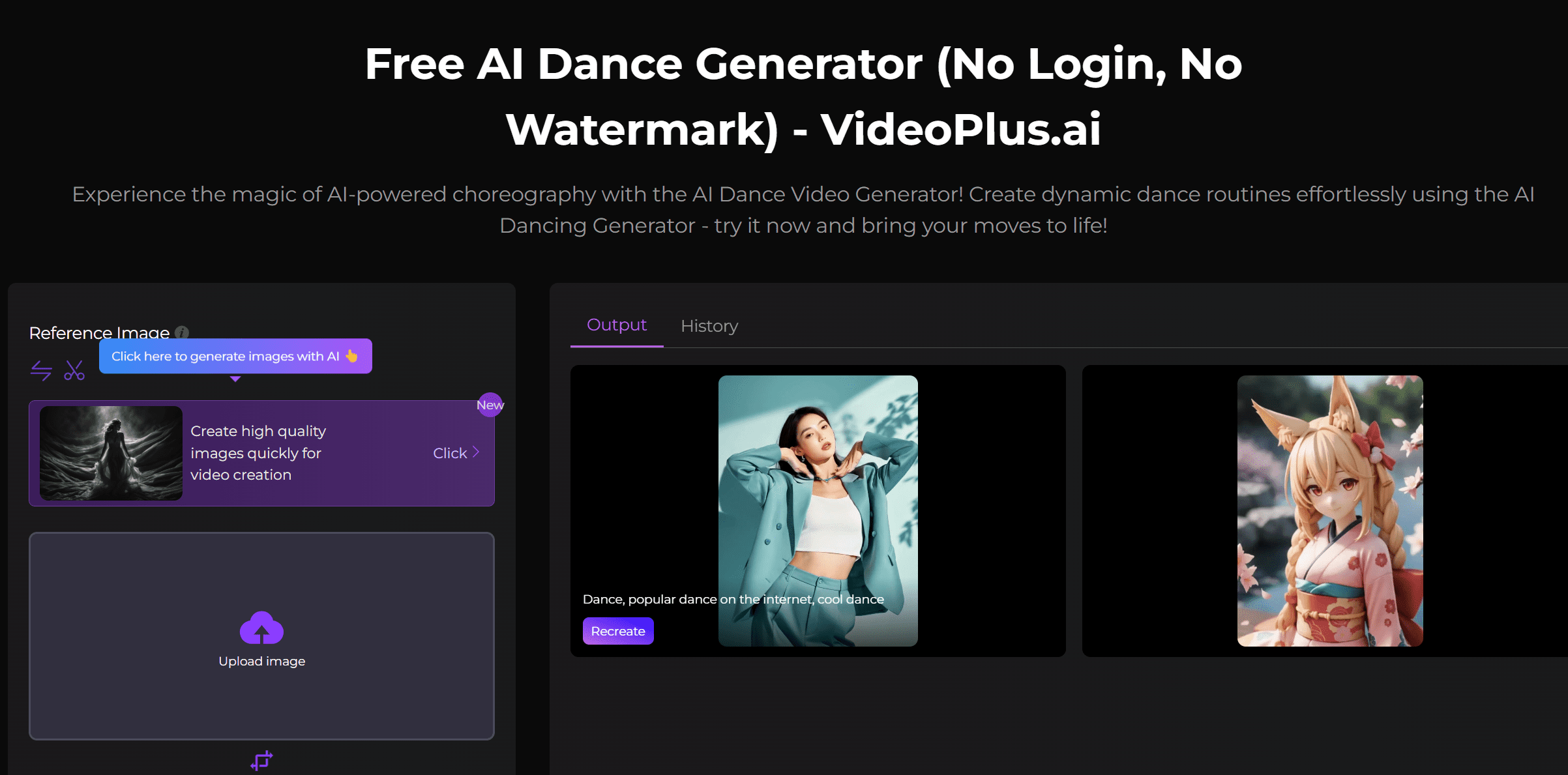 AI Dance Generator