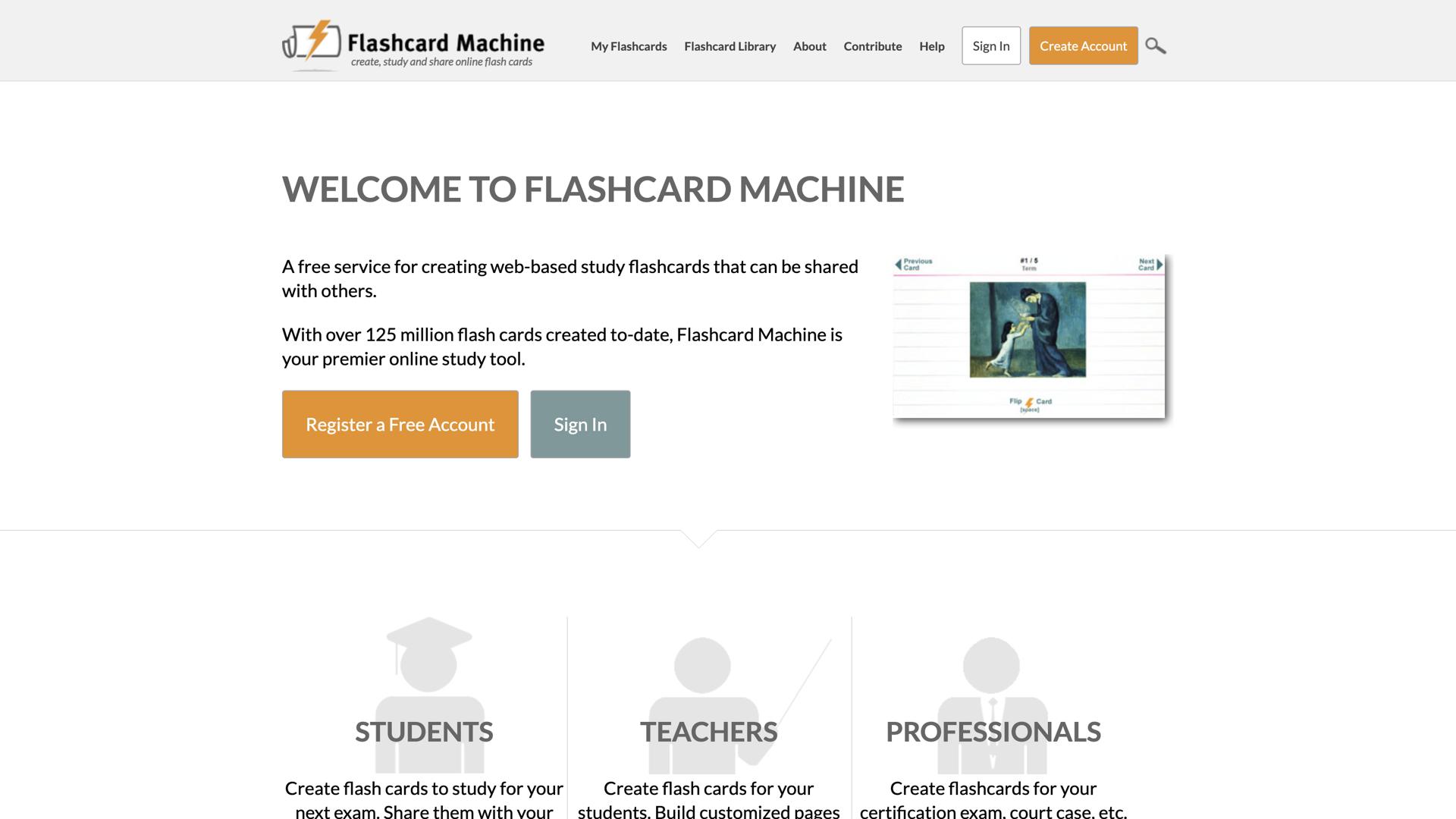 Flashcard Machine