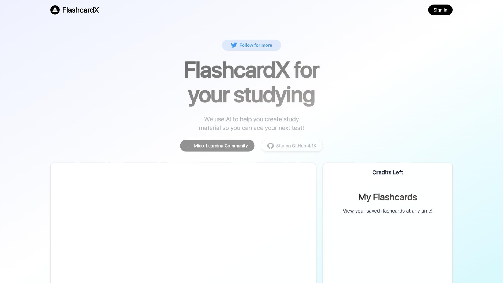 FlashcardX