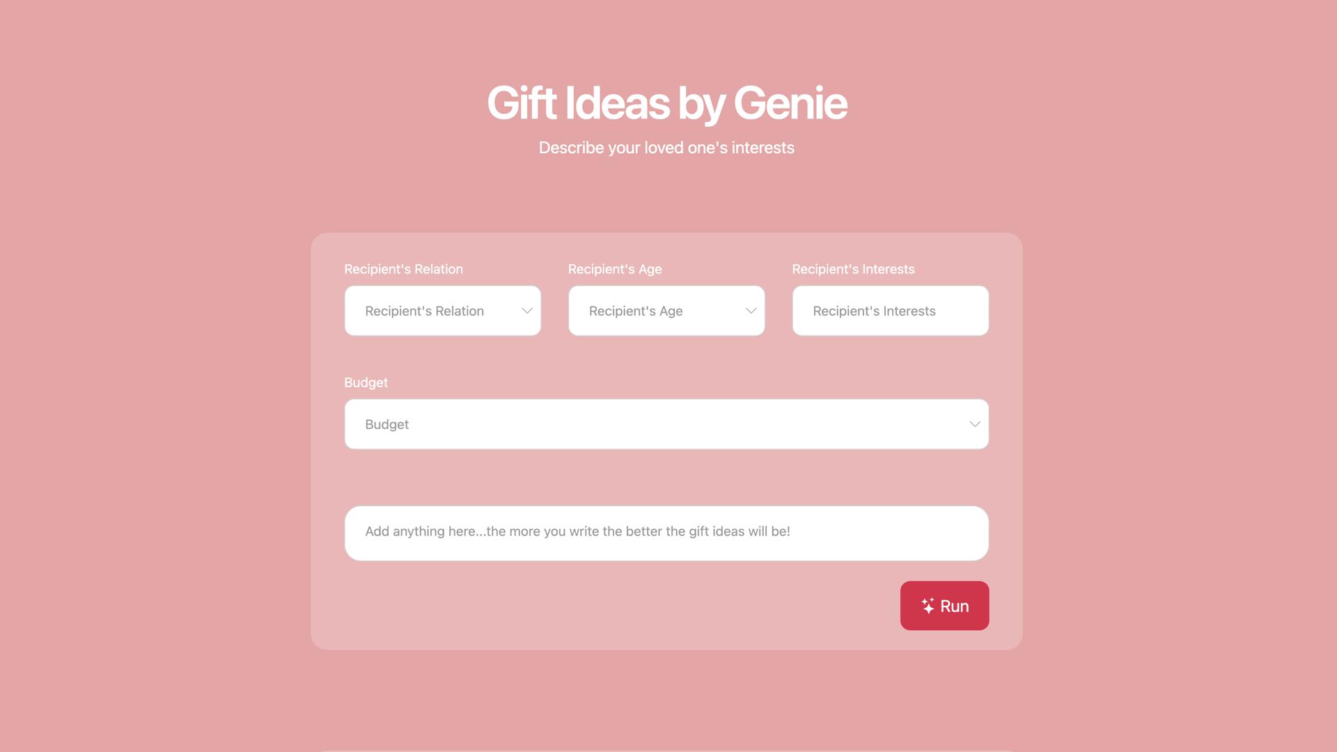 Gifts Genie