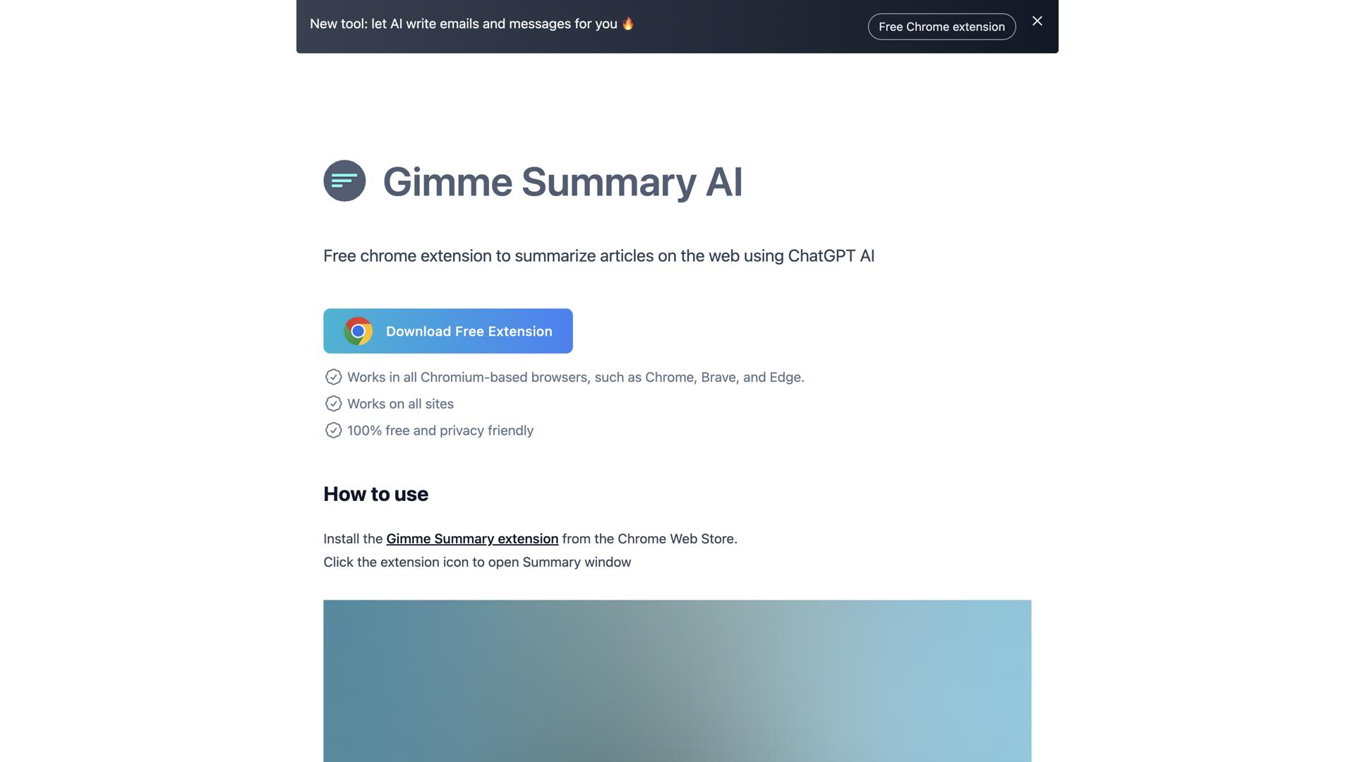 Gimme Summary AI