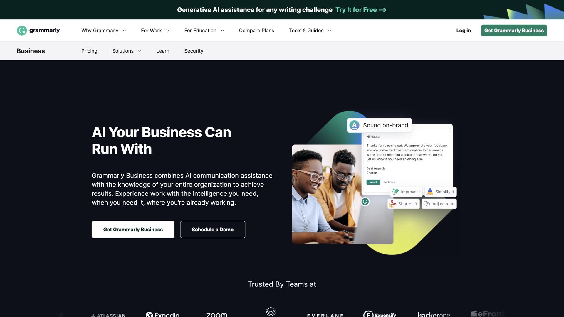 Grammarly Business