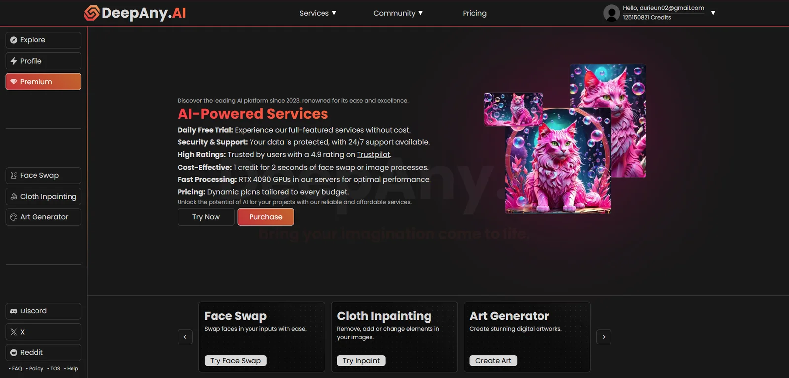 DeepAny.AI: Next-Gen AI Face Swap, DeepFake, DeepNude & Nudifier Suite