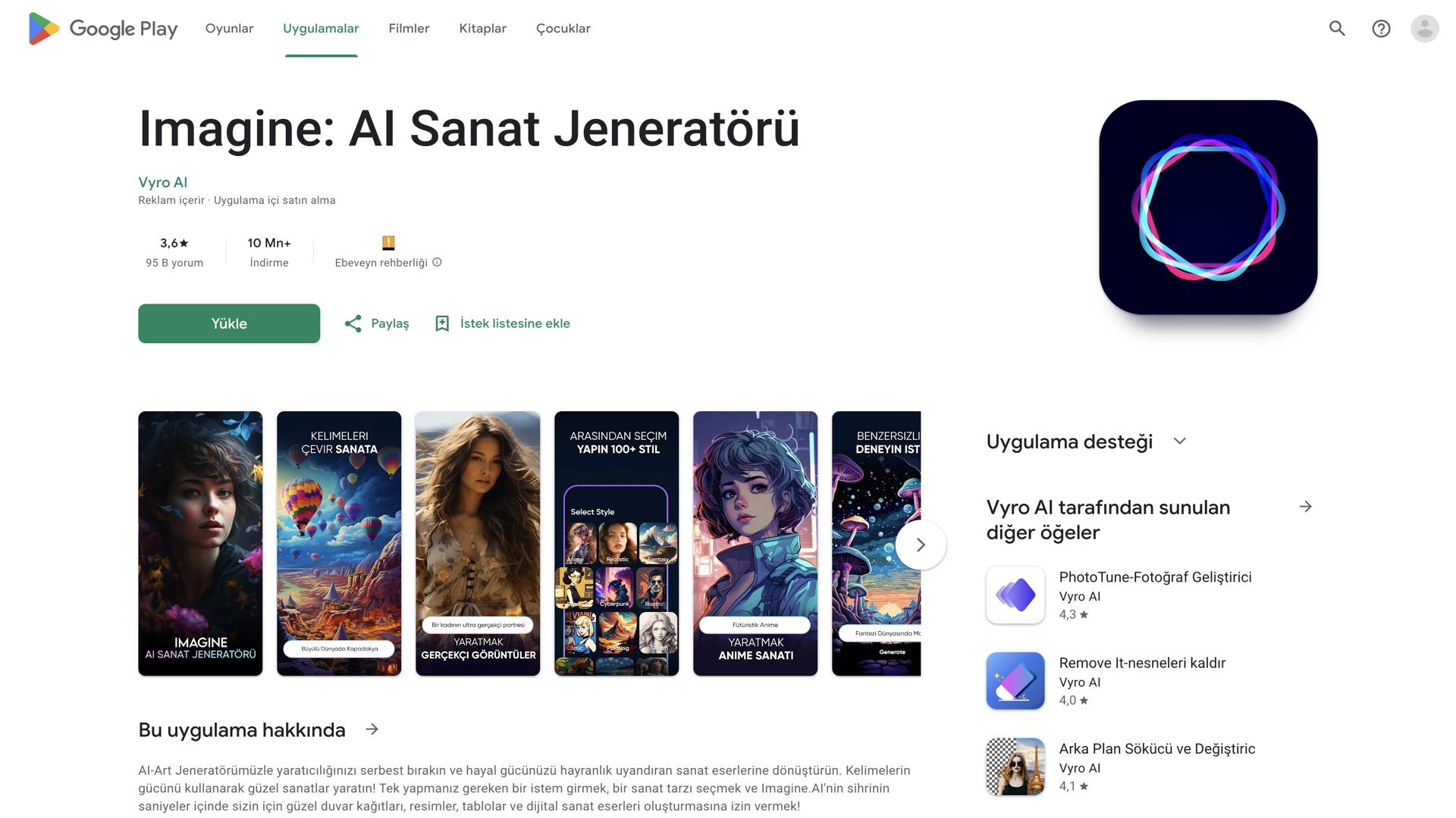 Imagine : AI Art Generator