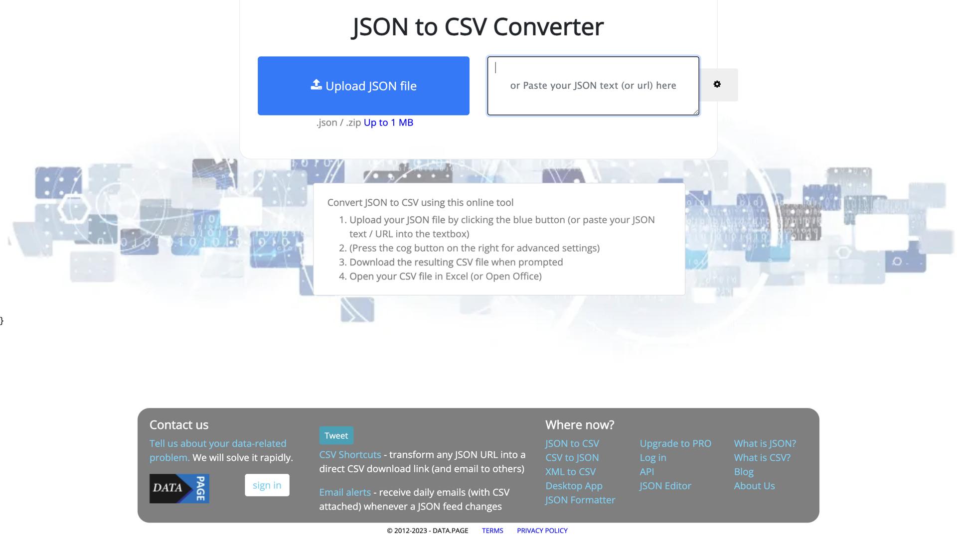 JSON-CSV