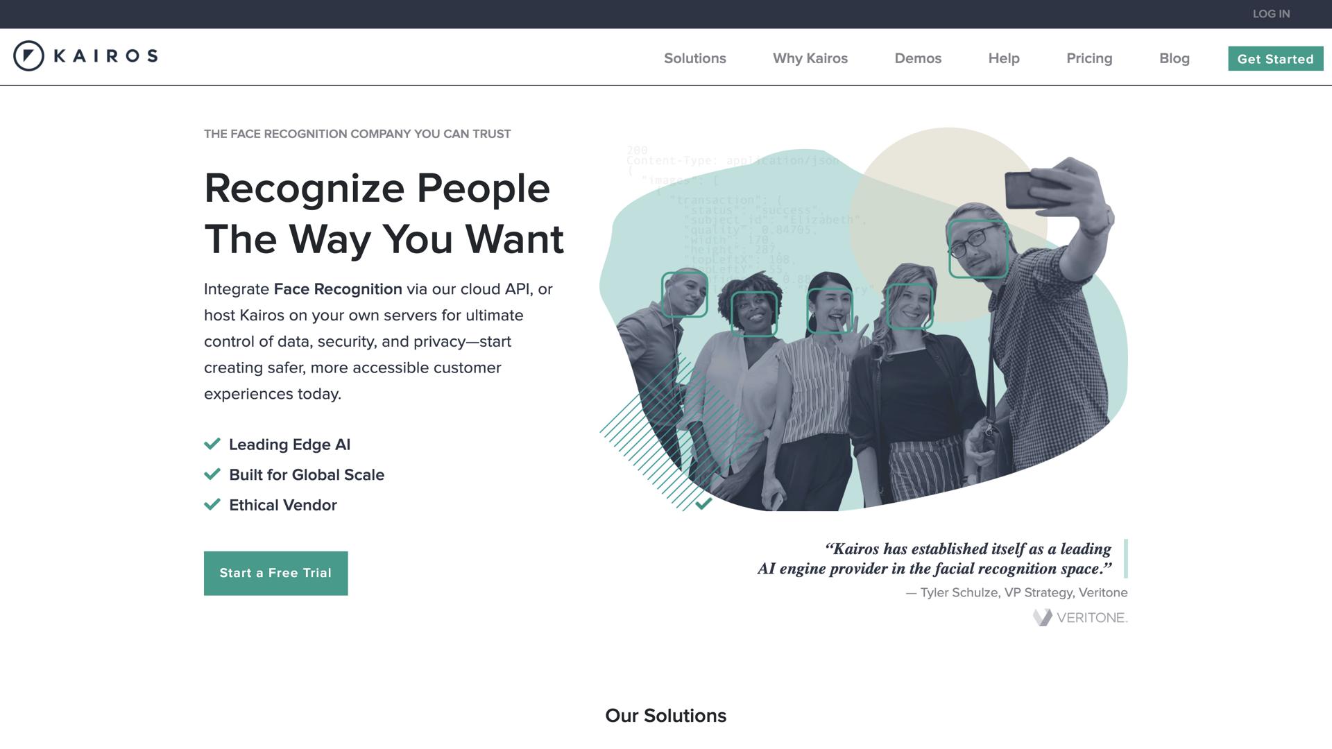 Kairos Facial Recognition