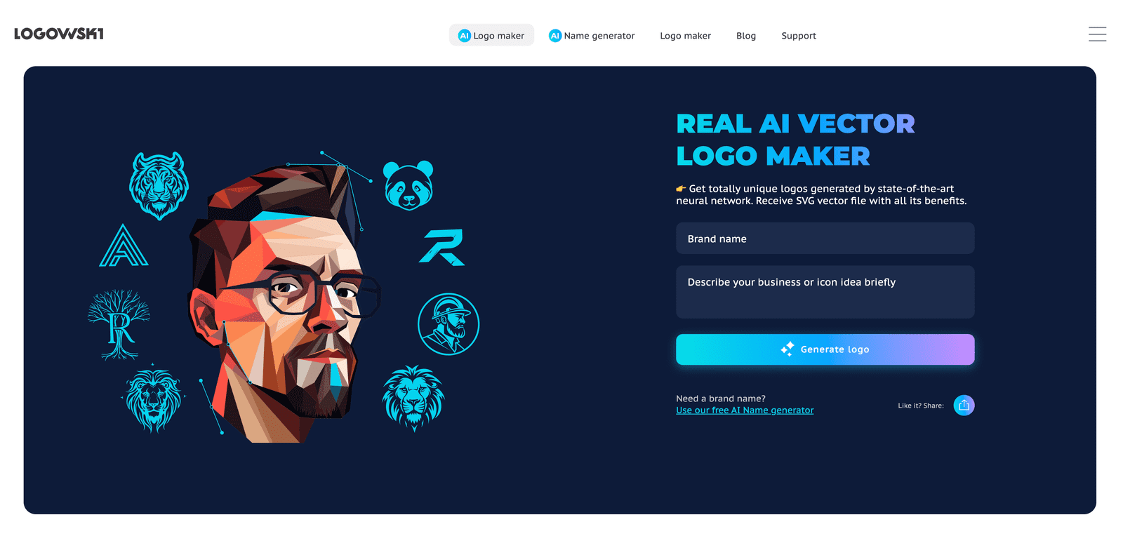 Logowski AI Logo Generator