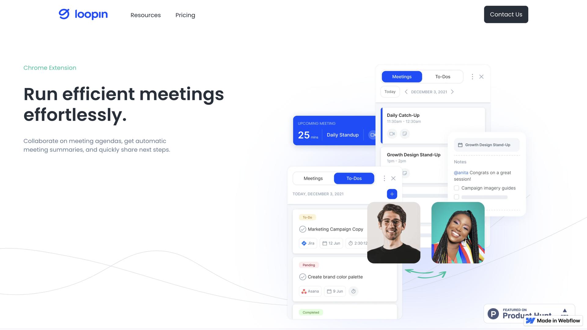 Loopin AI for Google Meet