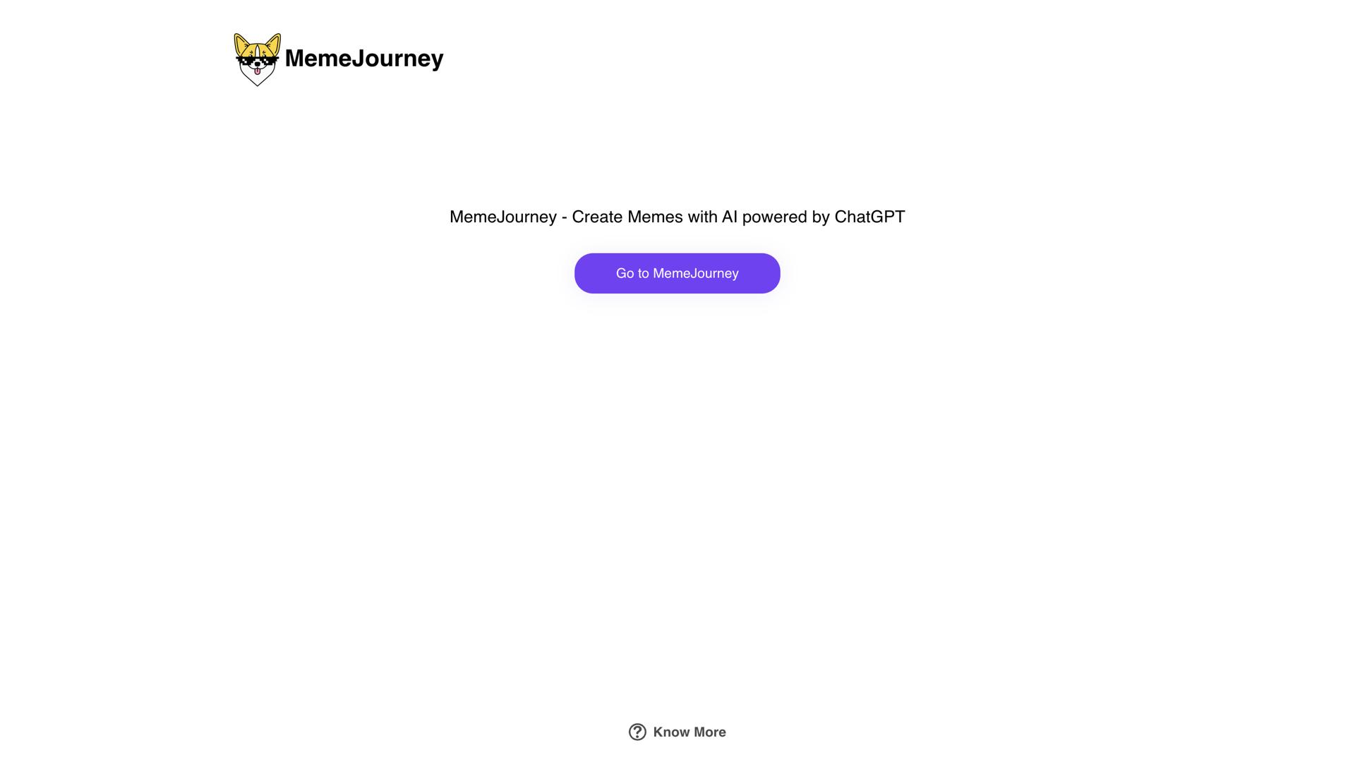 Memejourney – ChatGPT for memes