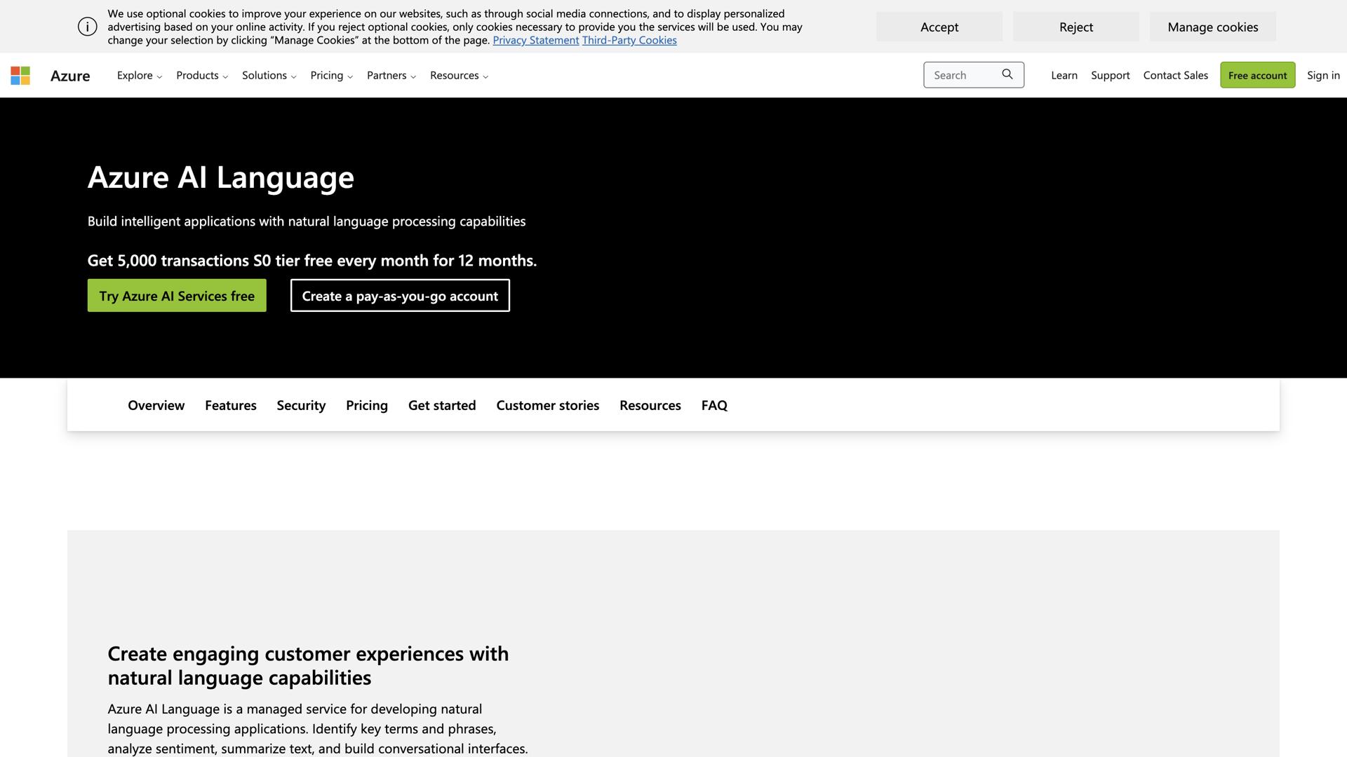 Microsoft Azure Text Analytics