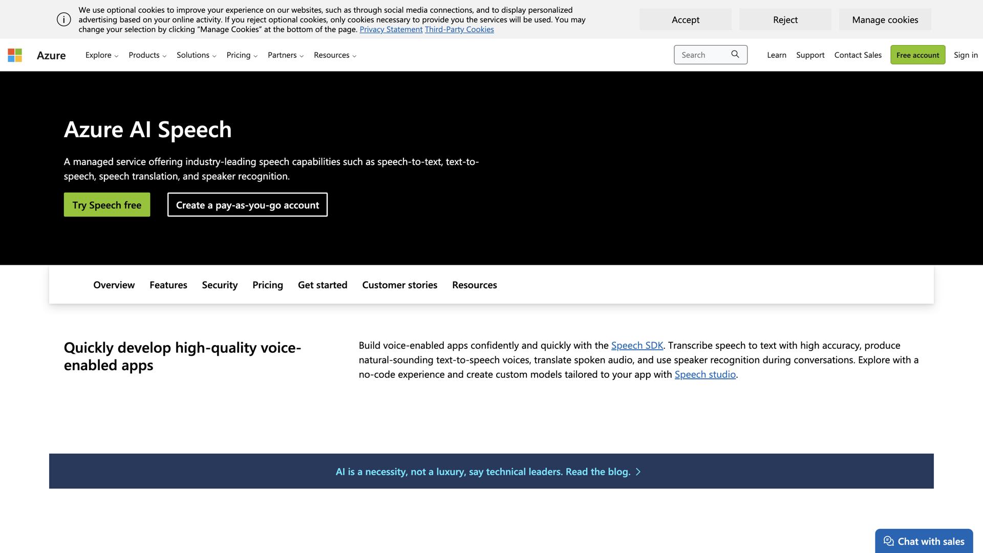 Microsoft Speech Services