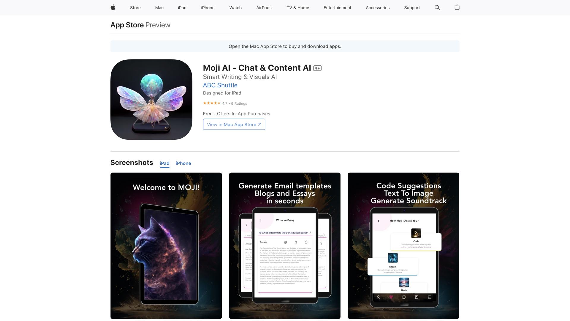 Moji Writing Assistant