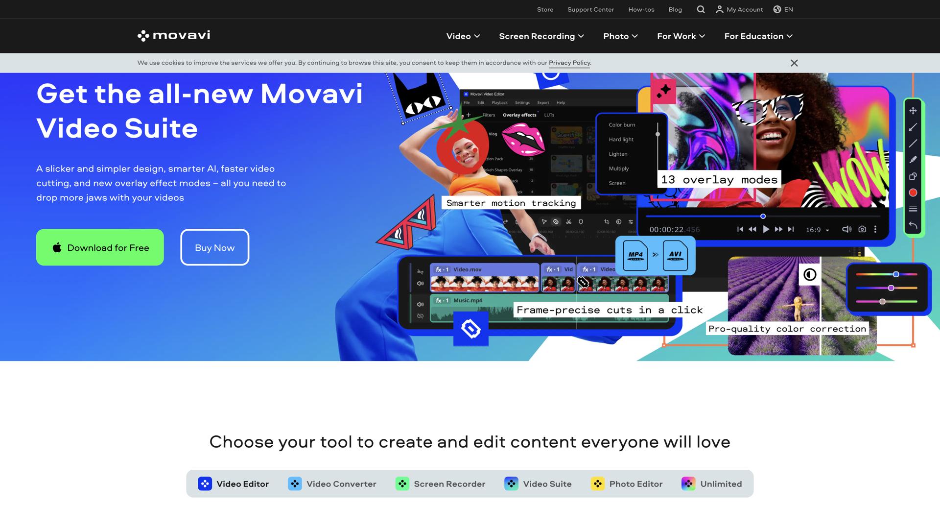 Movavi Video Editor Plus