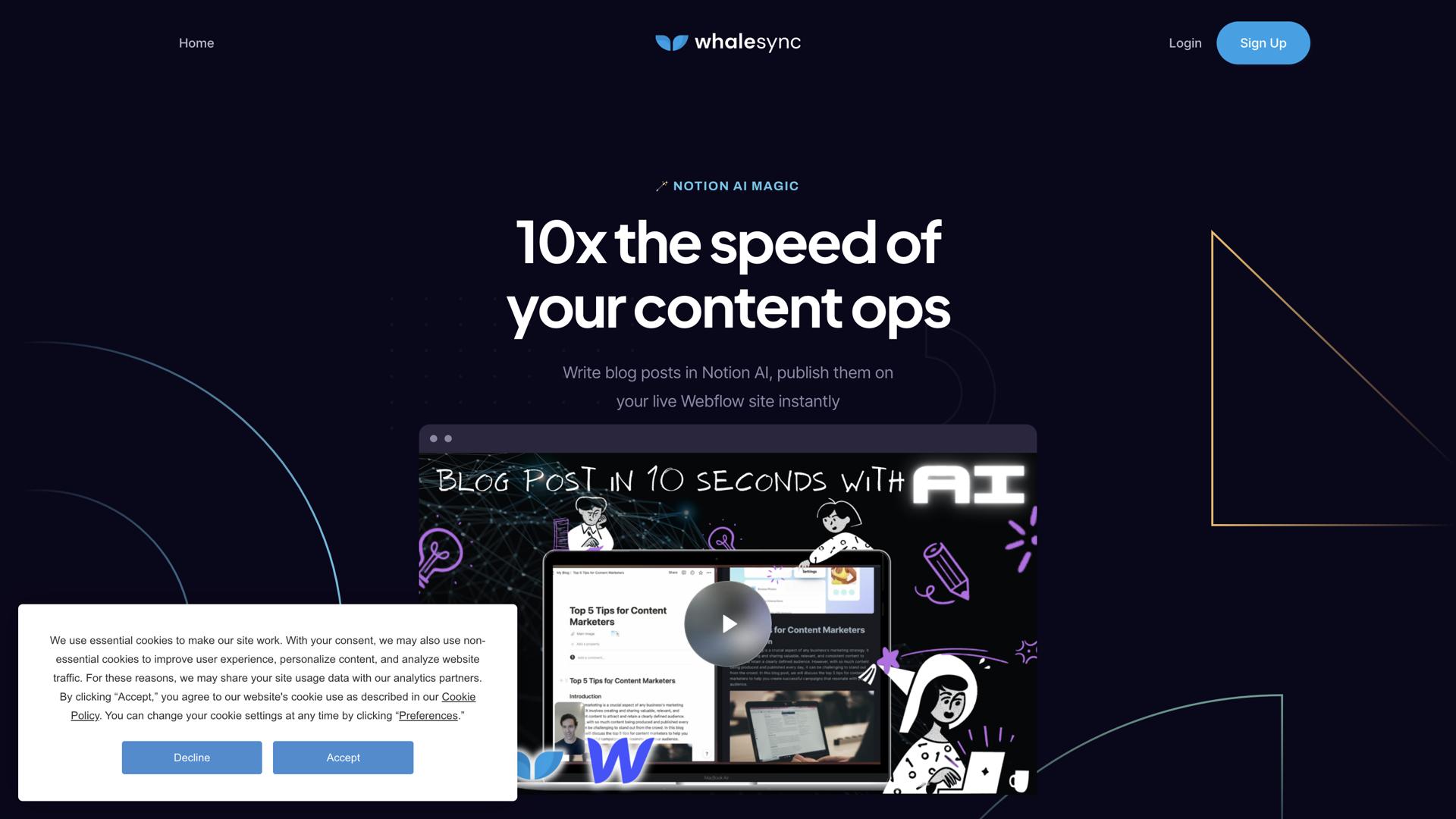 Notion AI Magic by Whalesync