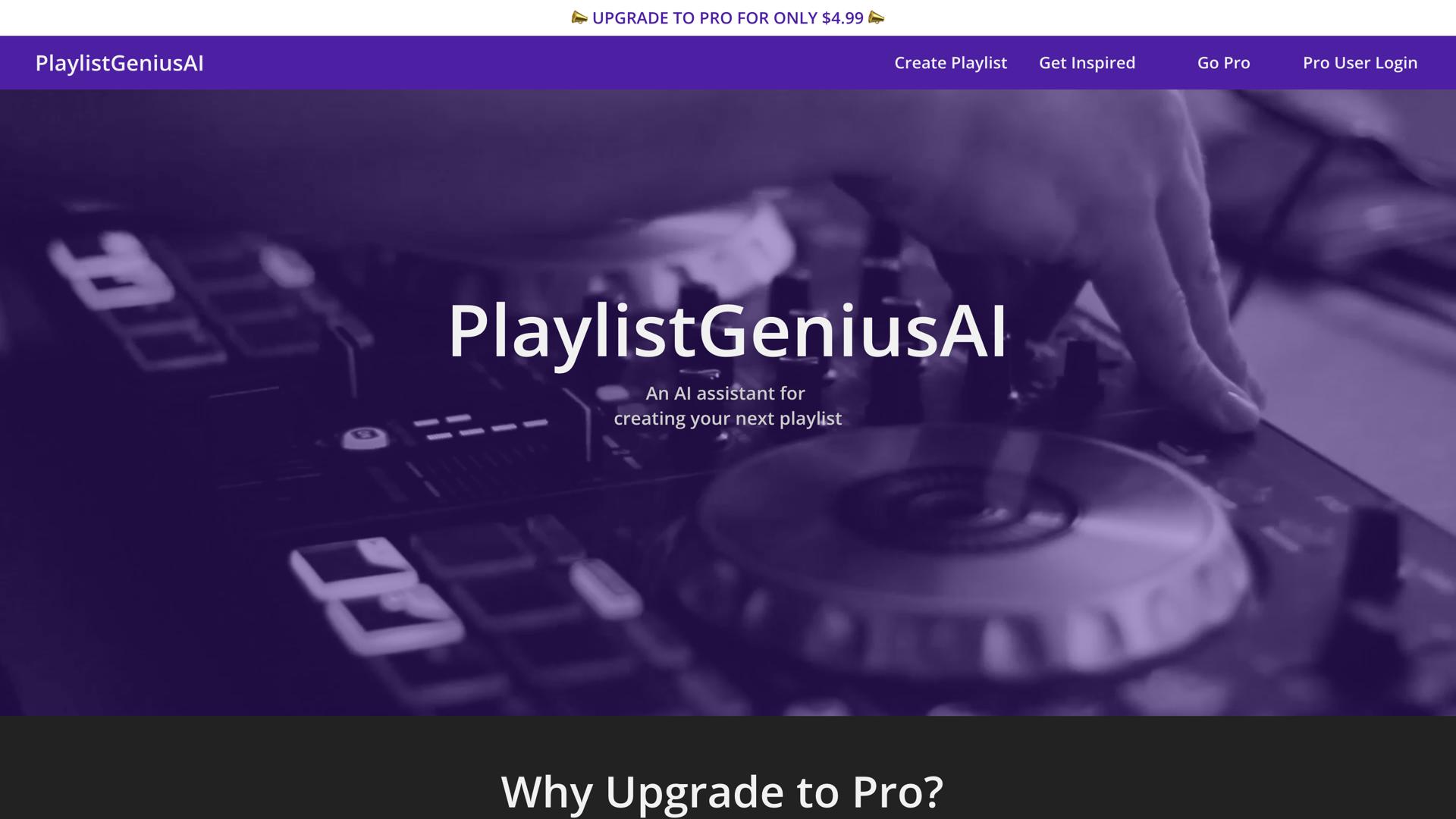 PlaylistGenius AI