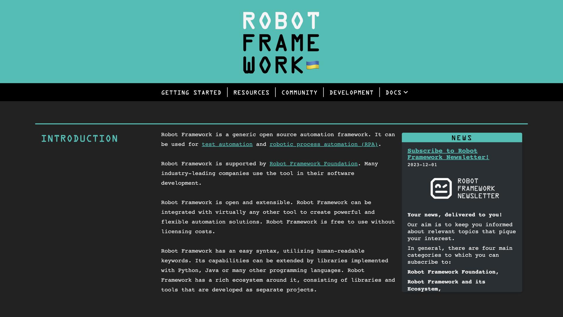 Robot Framework