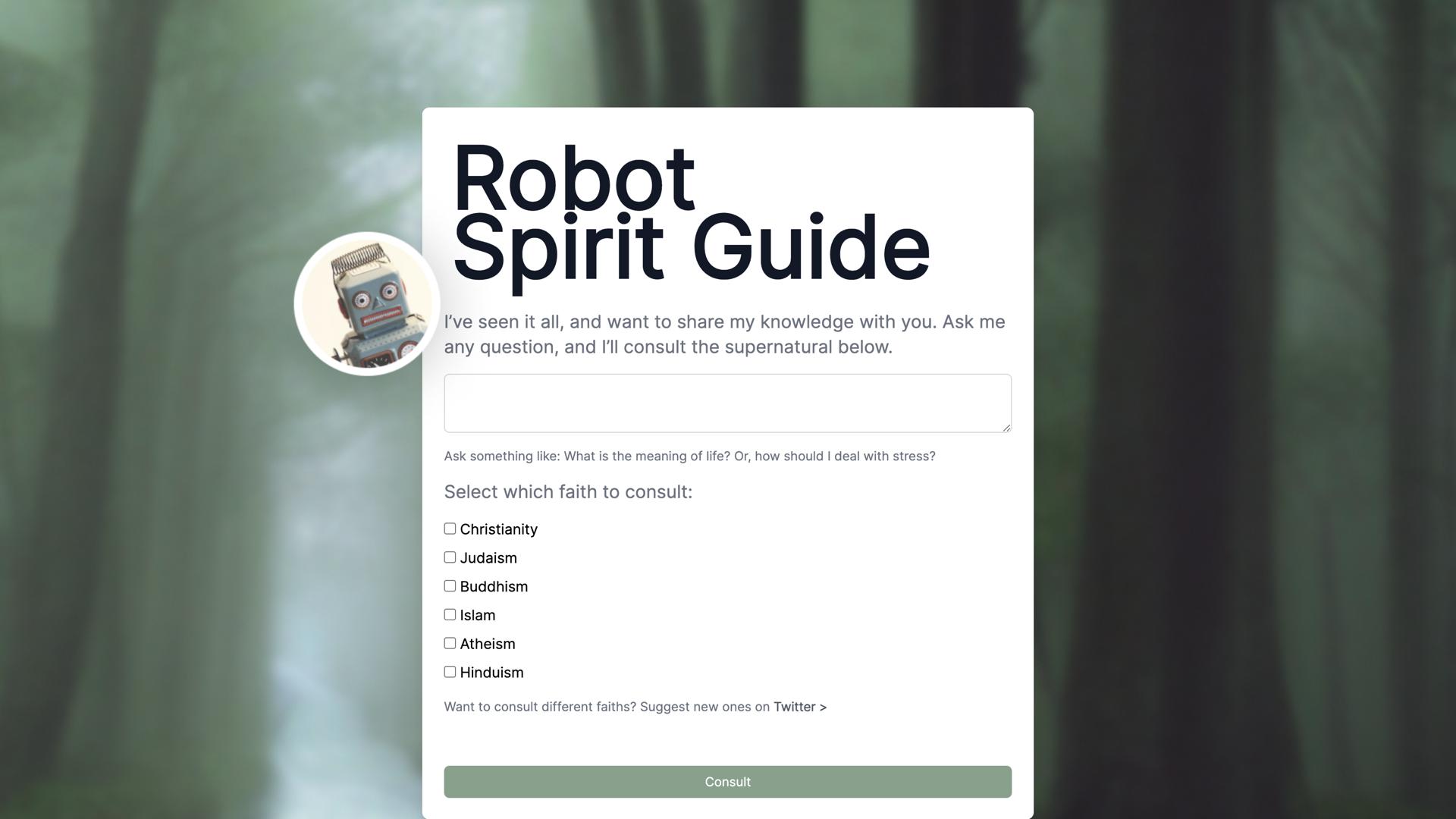 Robot Spirit Guide