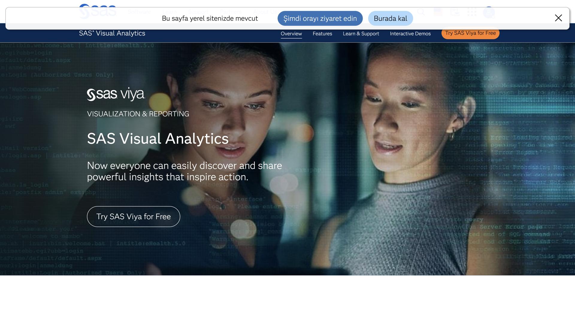 SAS Visual Analytics